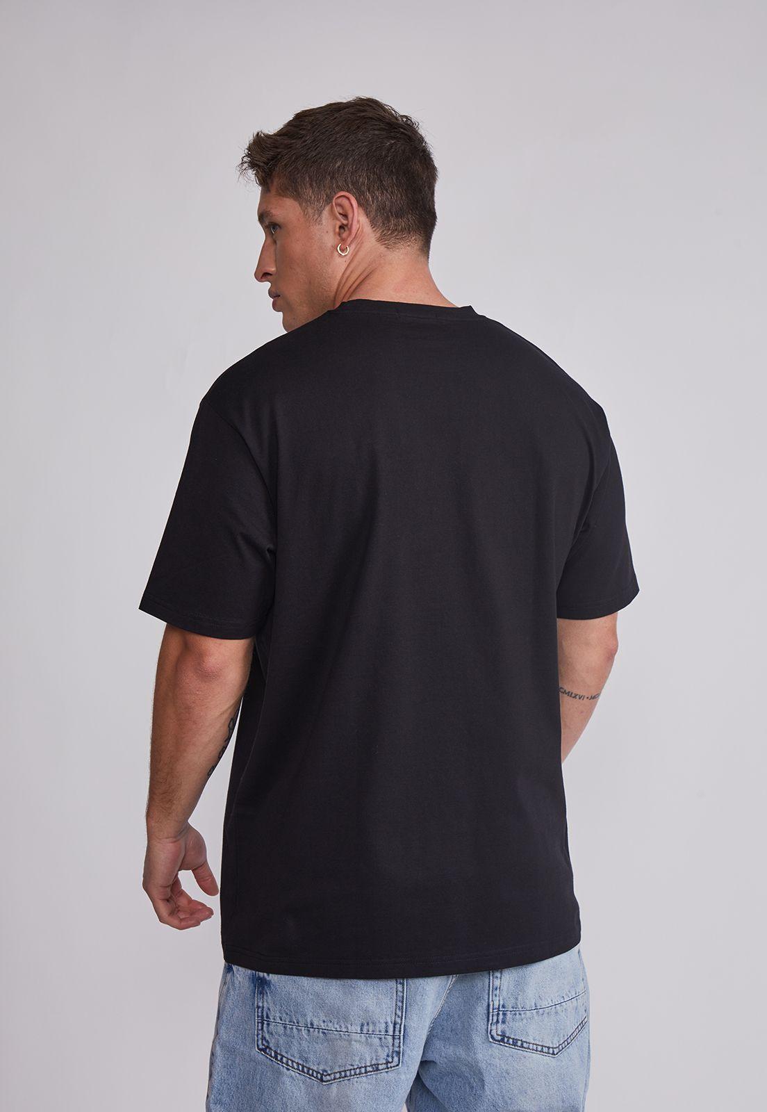 Polera Hombre Frases Negro Sioux-2