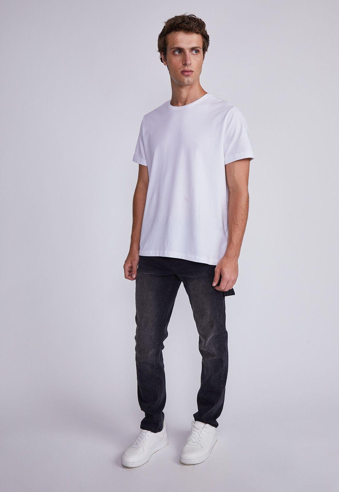 Jeans Hombre Negro Slim Bolsillos Carpintero Sioux-3