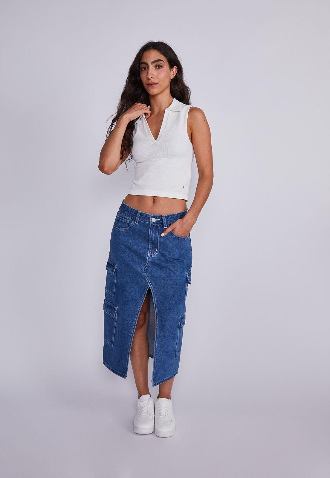 Peto Mujer Negro Elasticado Sioux-3