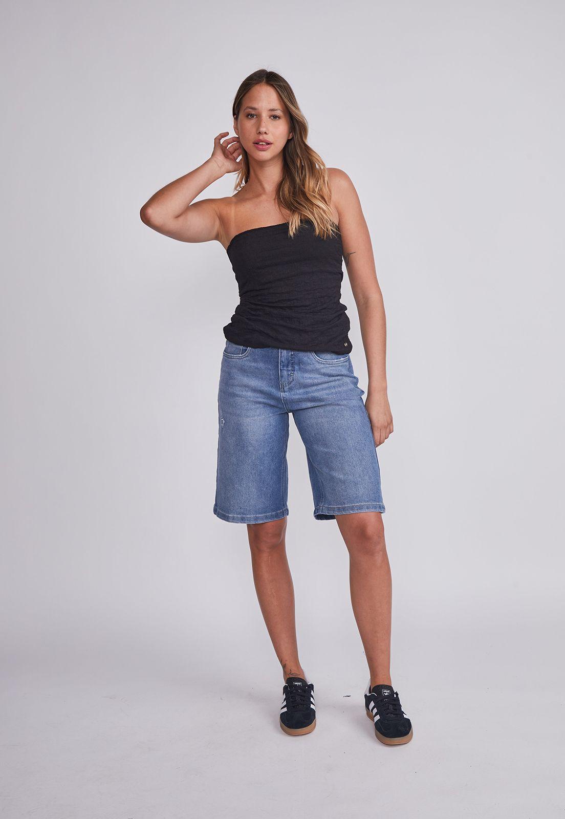 Short Mujer Celeste Baggy Denim Sioux-4