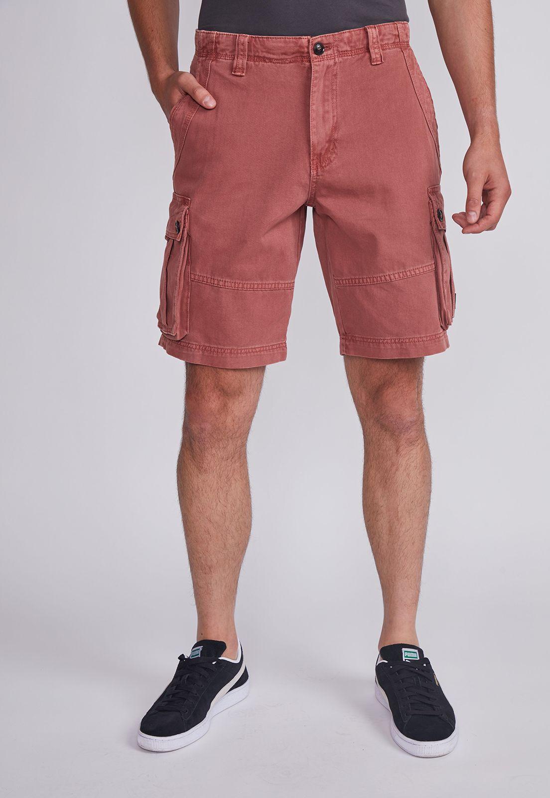 Bermuda Hombre Beige Cargo Sioux-0