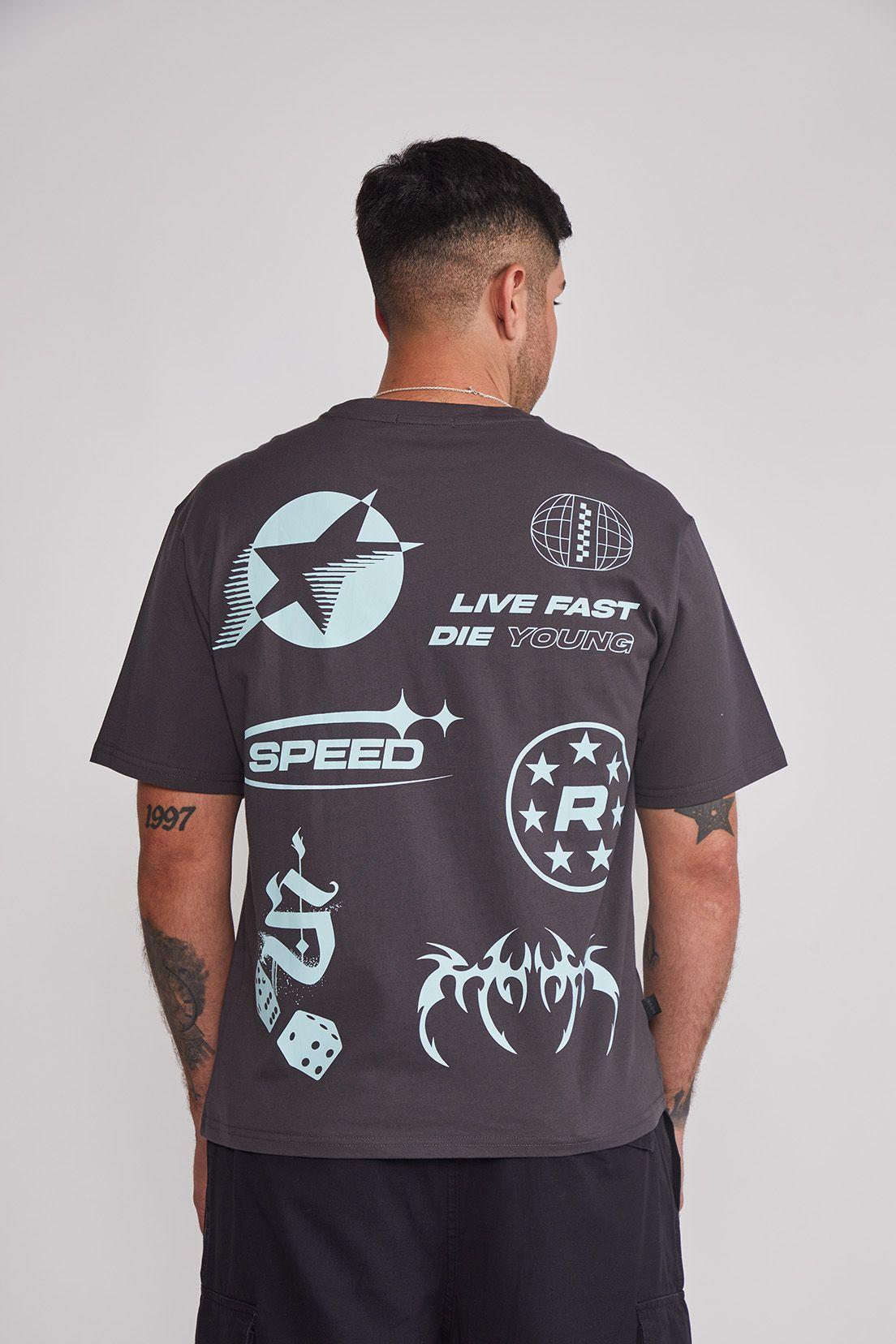 Polera Hombre Boxy Gris Sioux-2