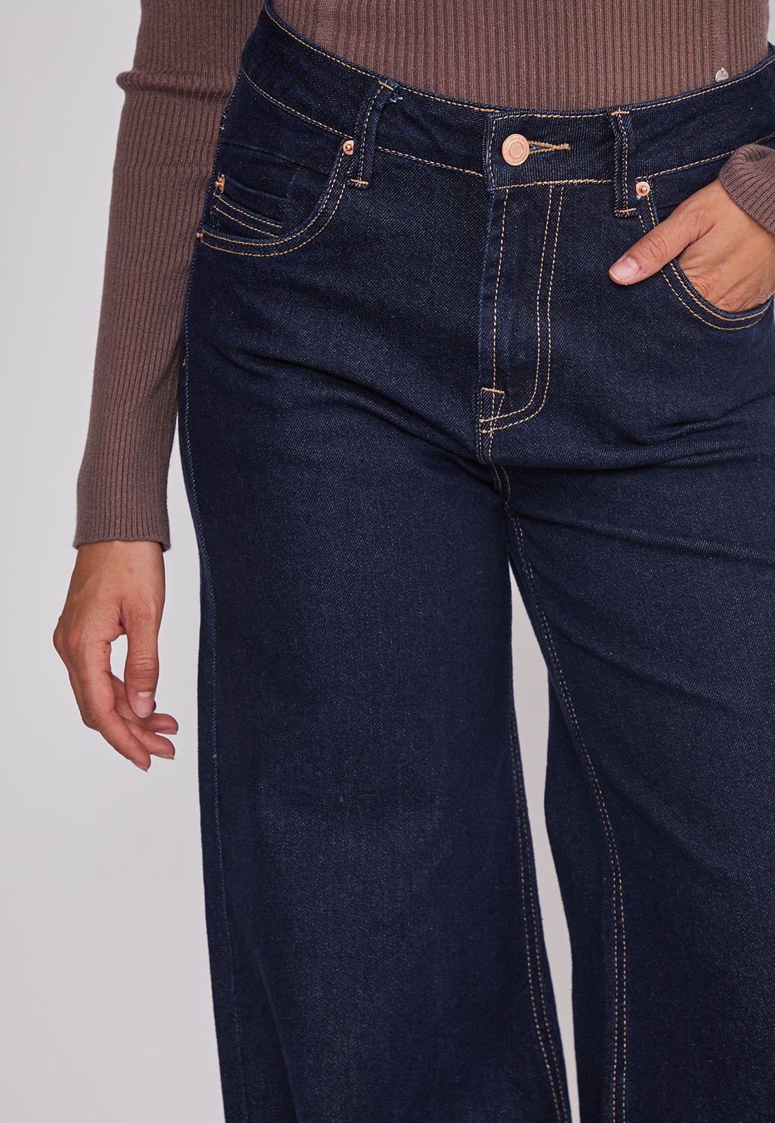 Jeans Mujer Raw Superwide Azul Sioux-3