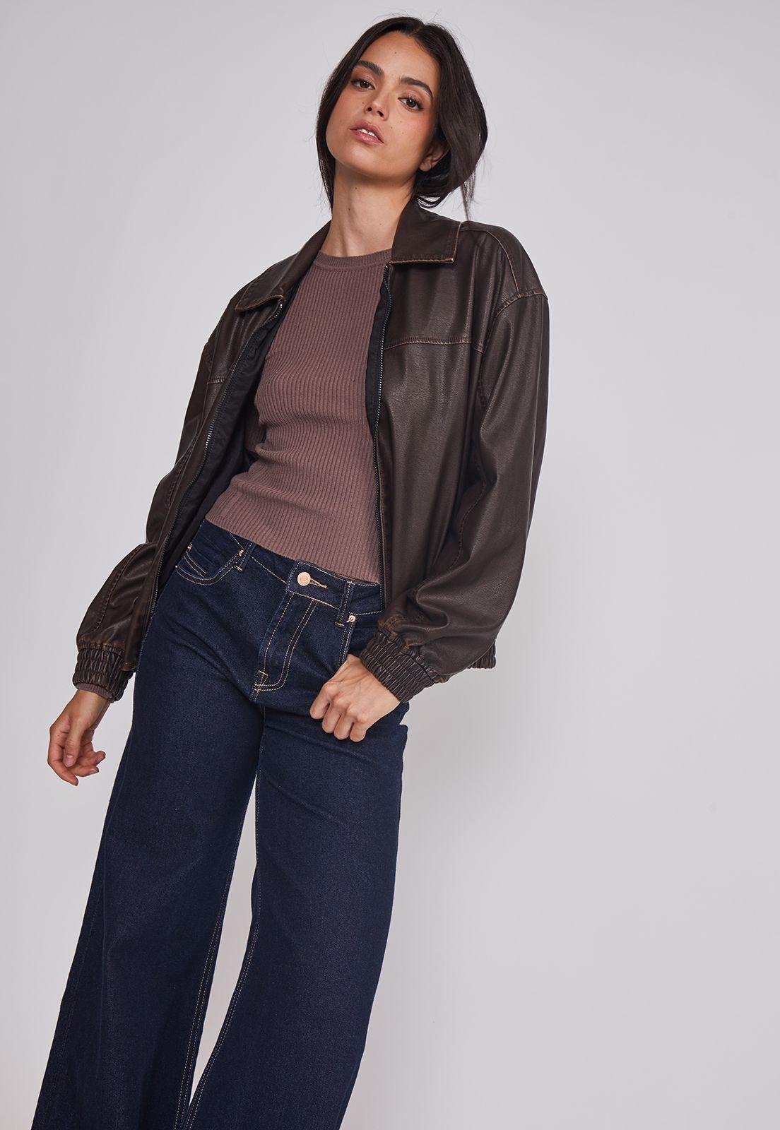 Jeans Mujer Raw Superwide Azul Sioux-4