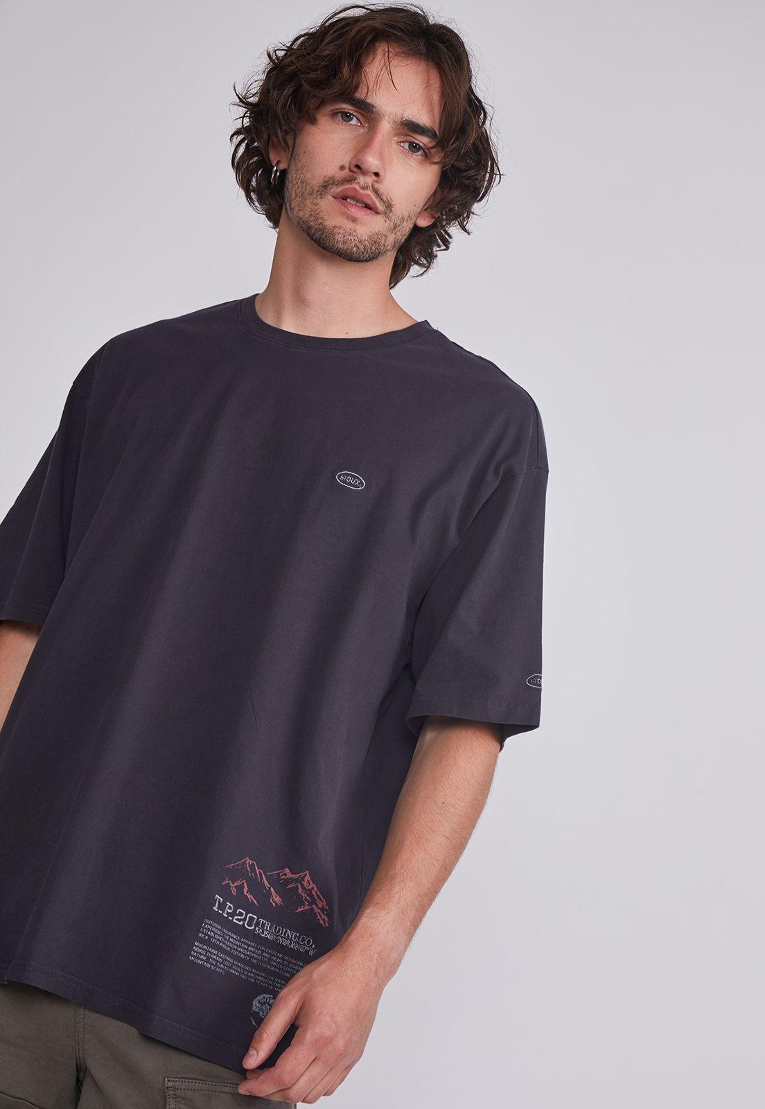 Polera Hombre Acero Montañas Sioux-2