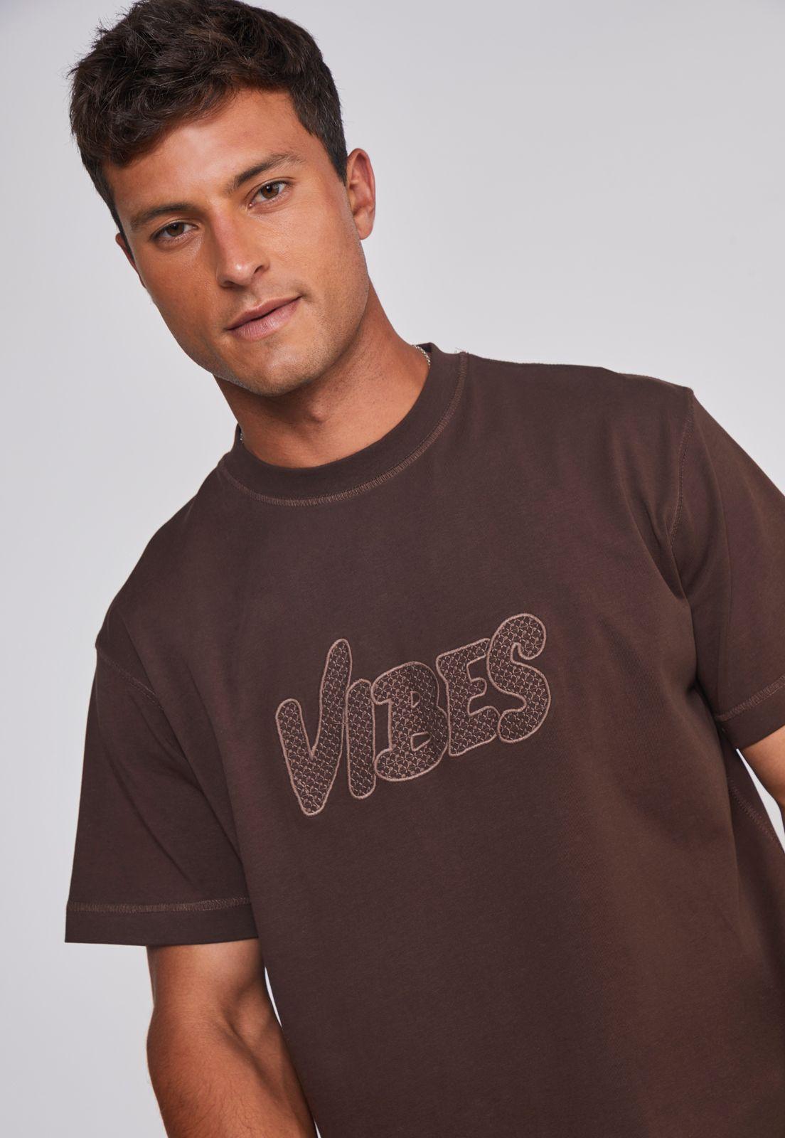 Polera Hombre Parche Café Sioux-3