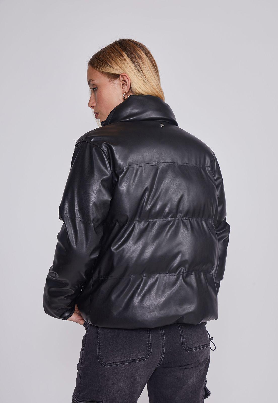 Chaqueta Mujer Puffa Negro Sioux-2