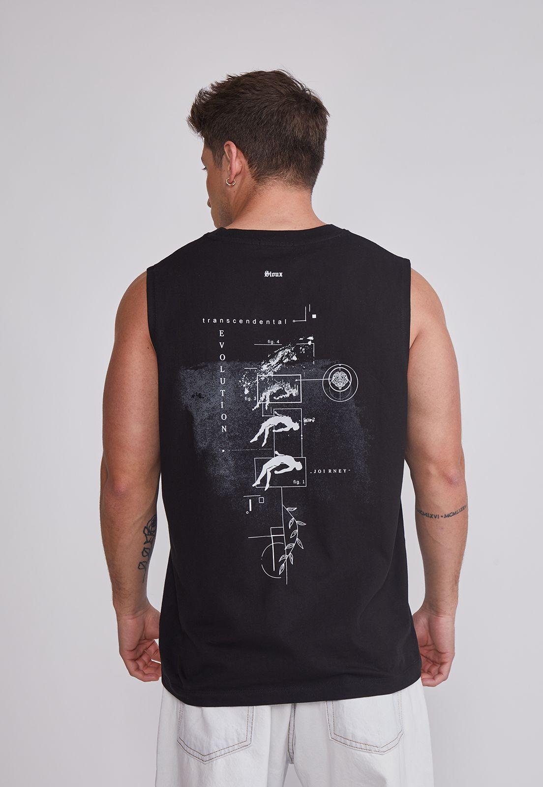 Polera Sin Manga Hombre Future Negro Sioux-2