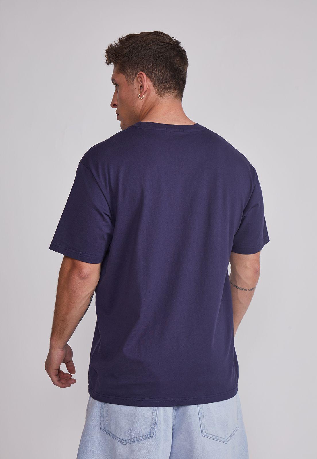 Polera Hombre Frases Azul Sioux-3