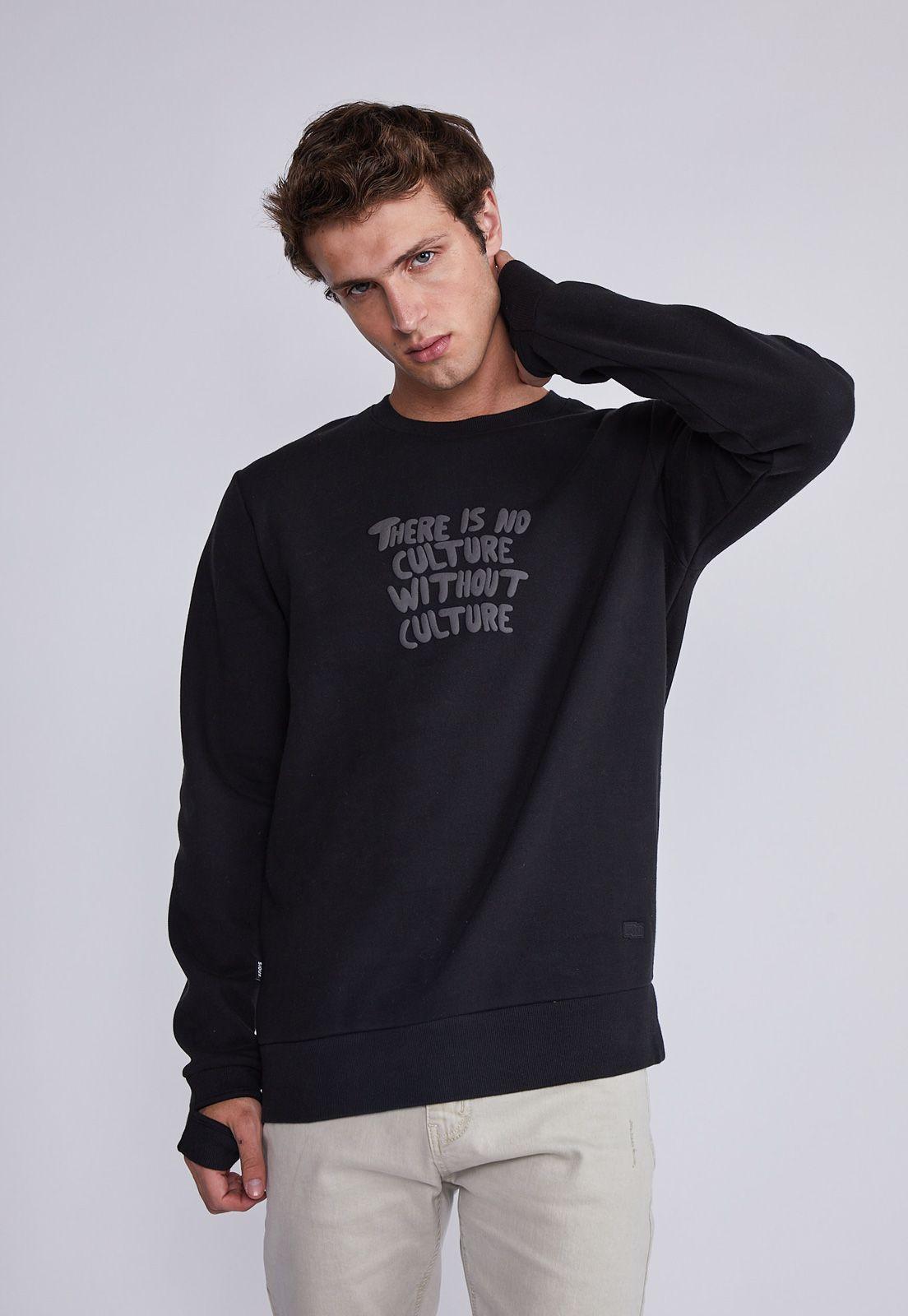 Polerón Hombre Negro There Ir No Culture Sioux-0