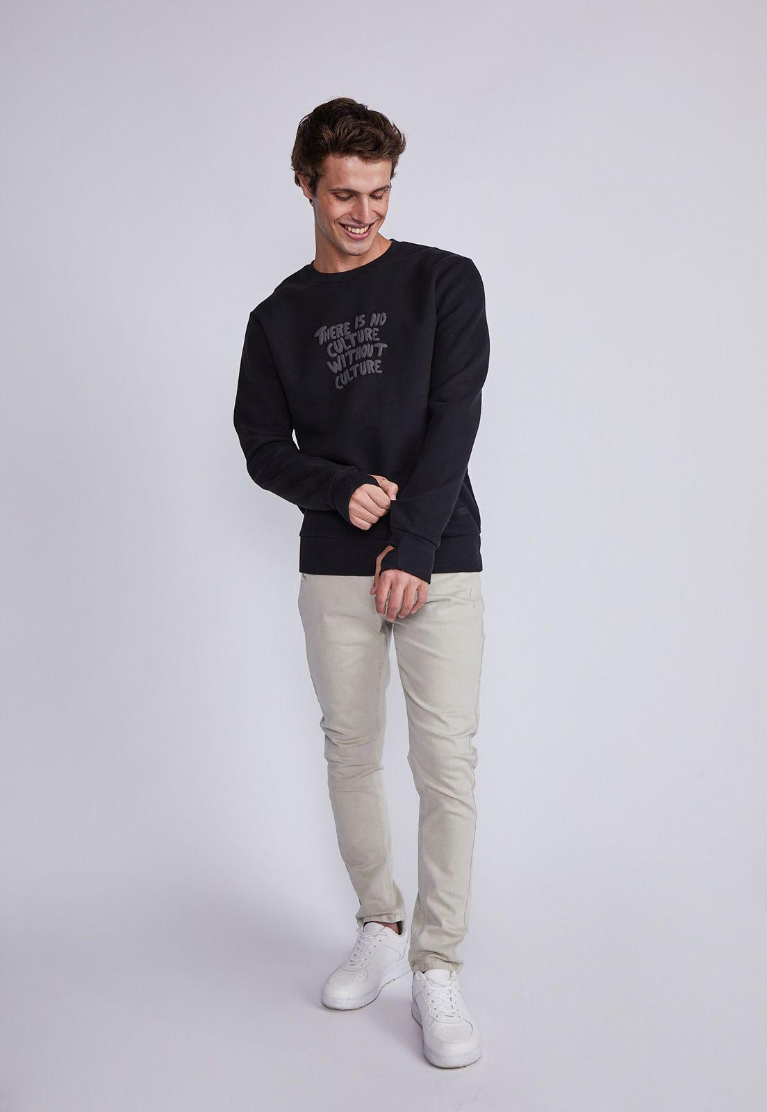 Polerón Hombre Negro There Ir No Culture Sioux-3