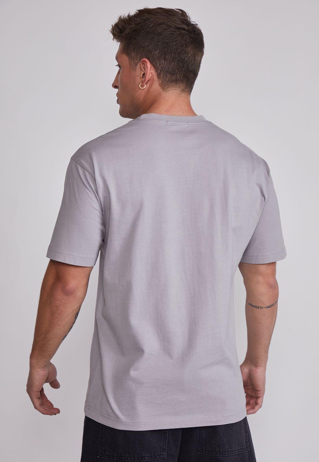 Polera Hombre Print Death Gris Sioux-3