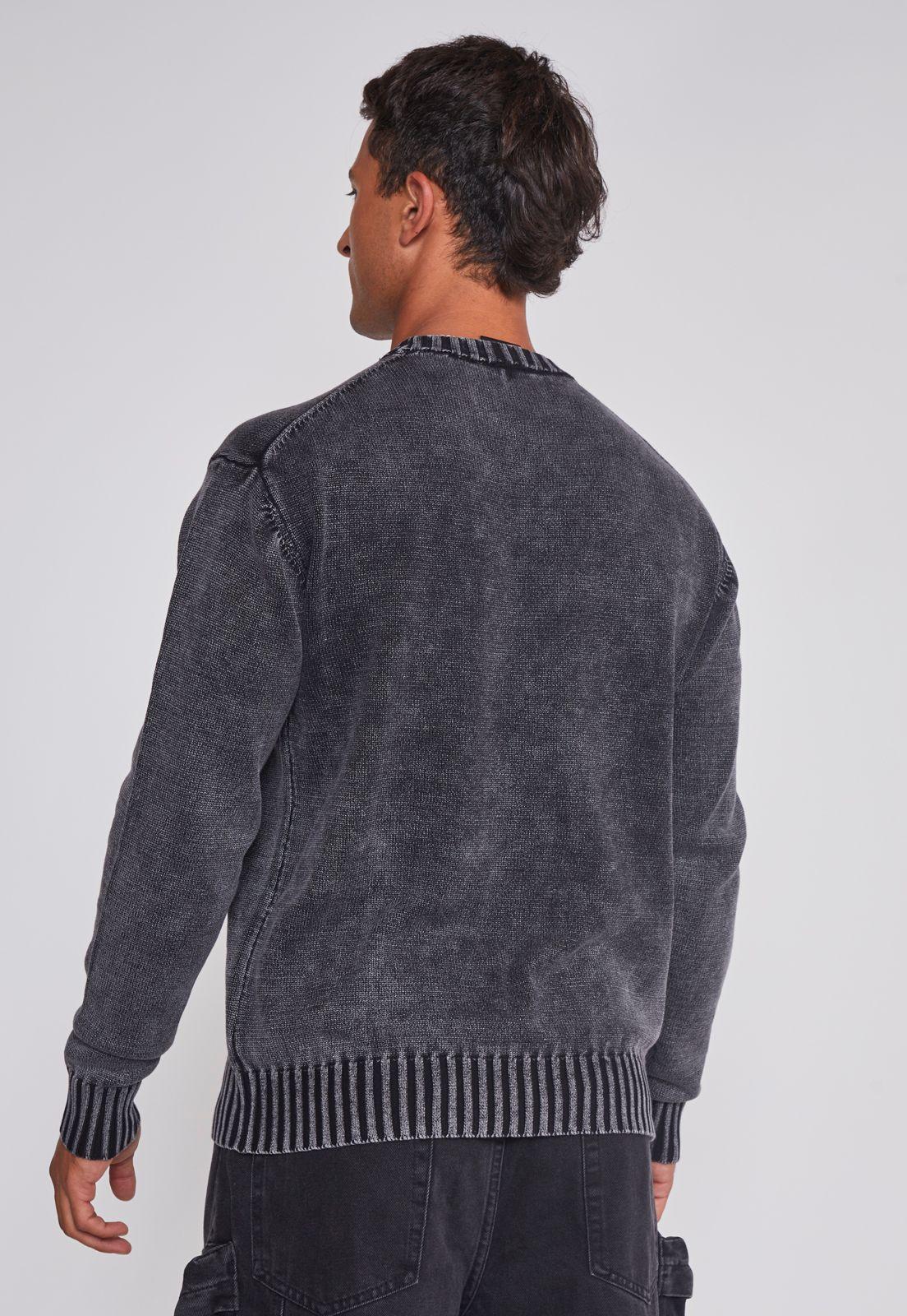 Sweater Hombre Lavado Gris Sioux Sioux | Paris.cl