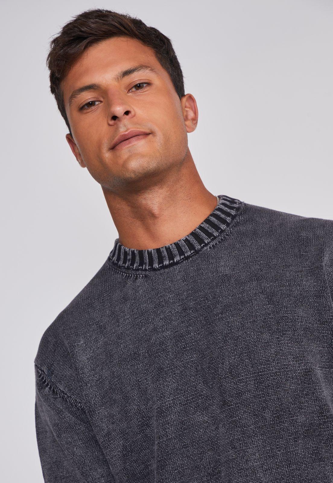 Sweater Hombre Lavado Gris Sioux Sioux | Paris.cl