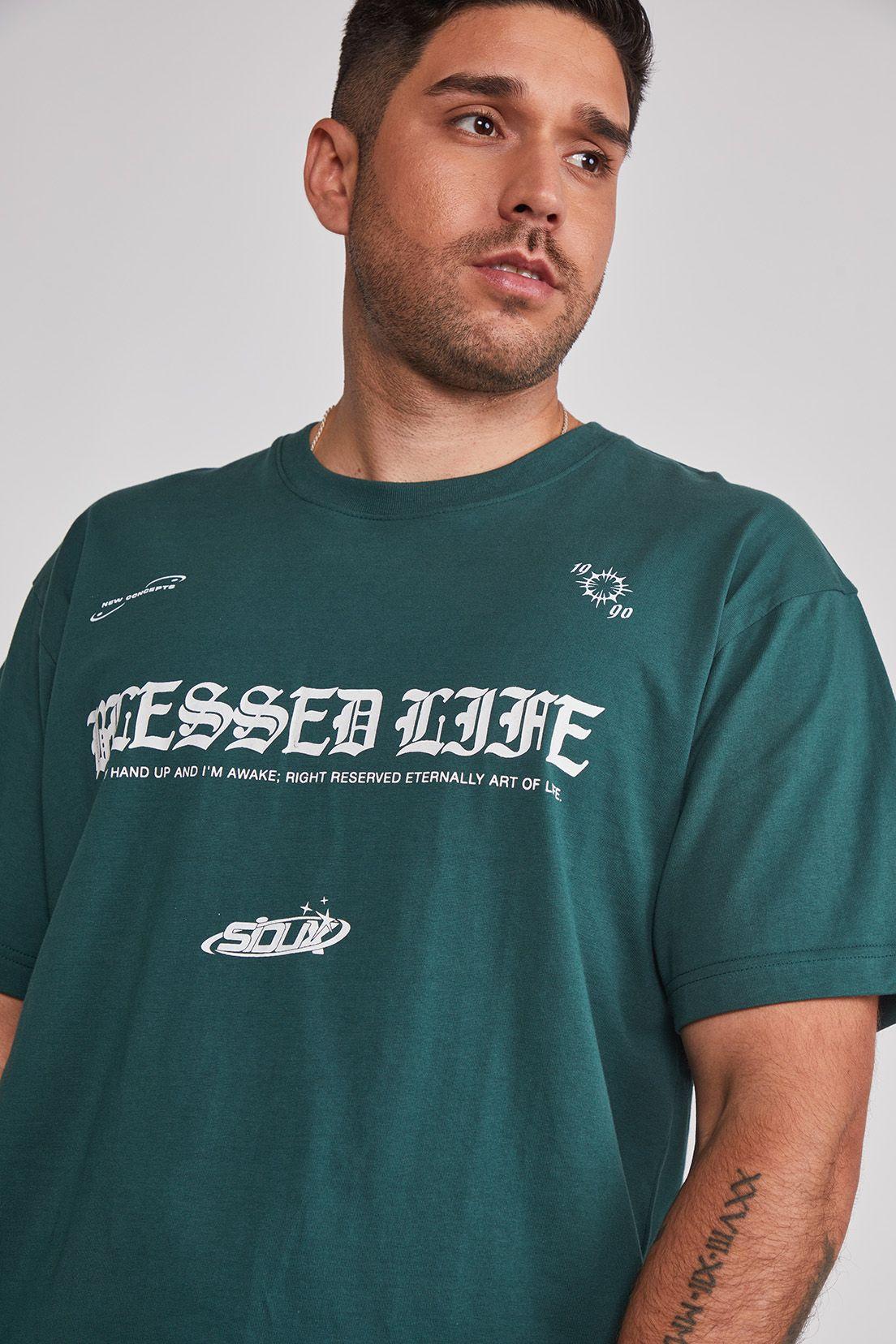 Polera Hombre Siete Verde Sioux-2