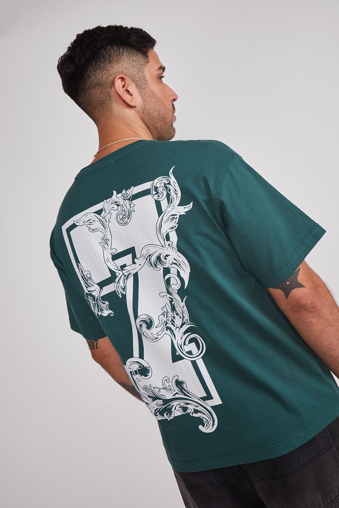 Polera Hombre Siete Verde Sioux-3