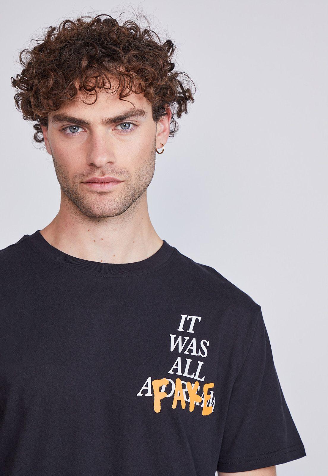 Polera Hombre Fake Negro Sioux-1