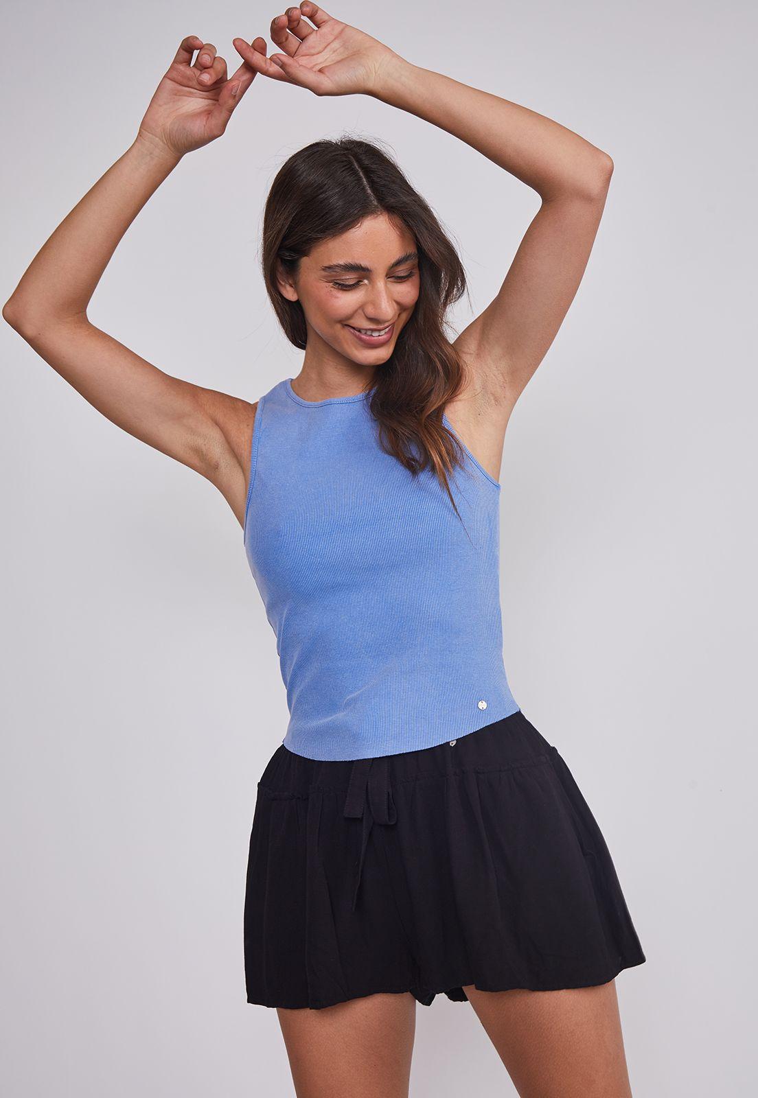 Peto Mujer Acid Wash Azul Sioux-1