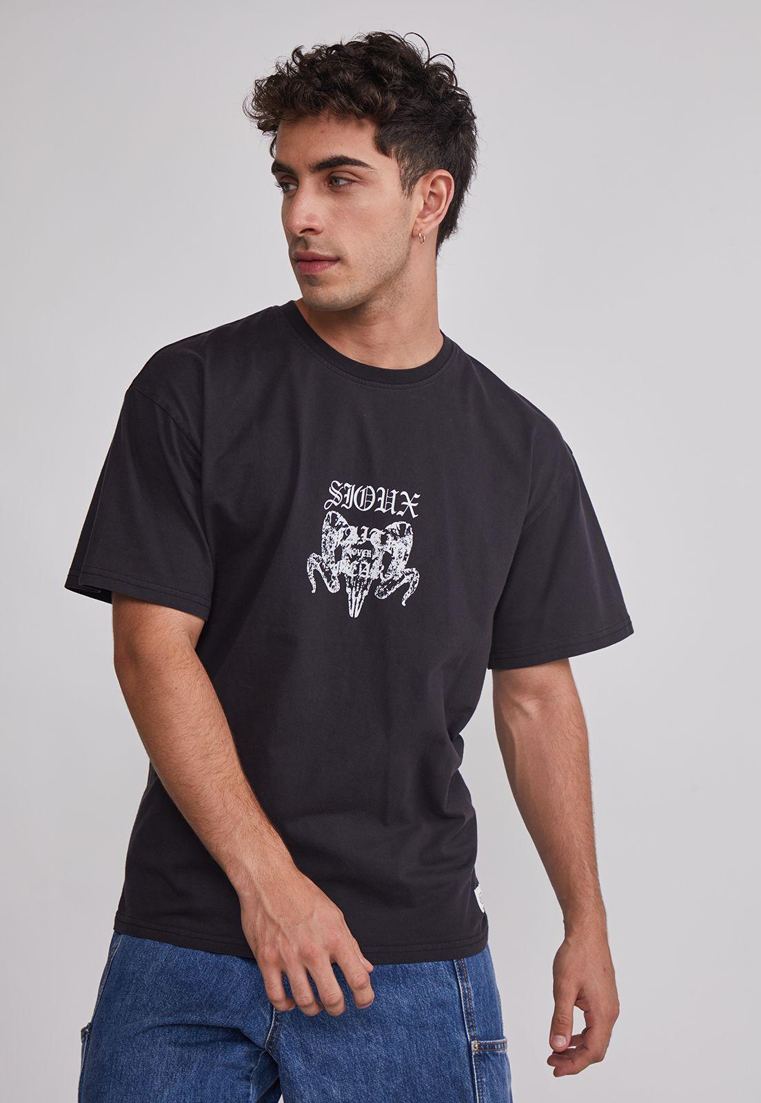 Polera Hombre Dúo Color Negro Sioux-0