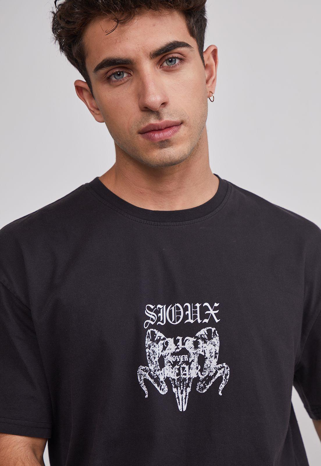 Polera Hombre Dúo Color Negro Sioux-3