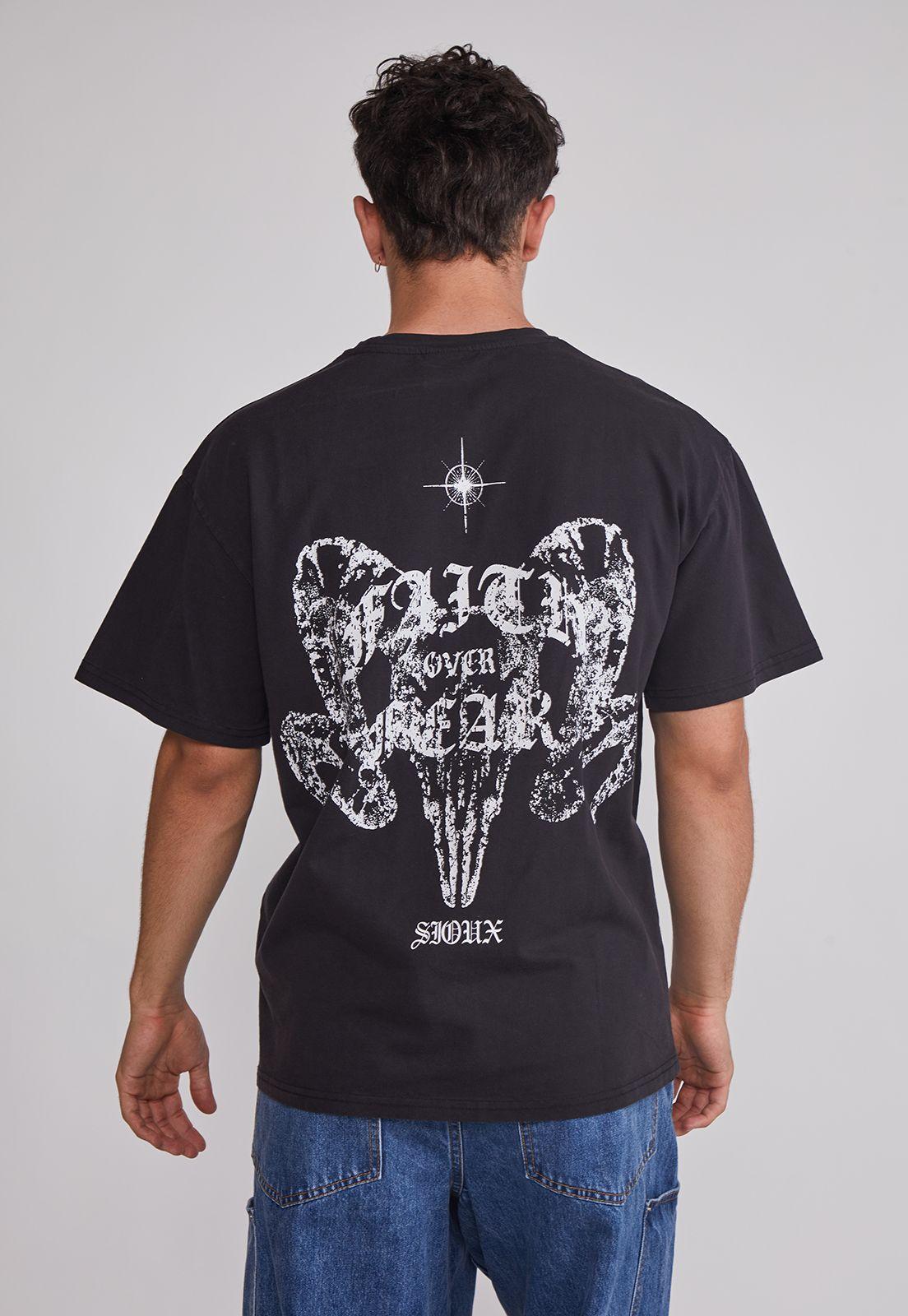 Polera Hombre Dúo Color Negro Sioux-4