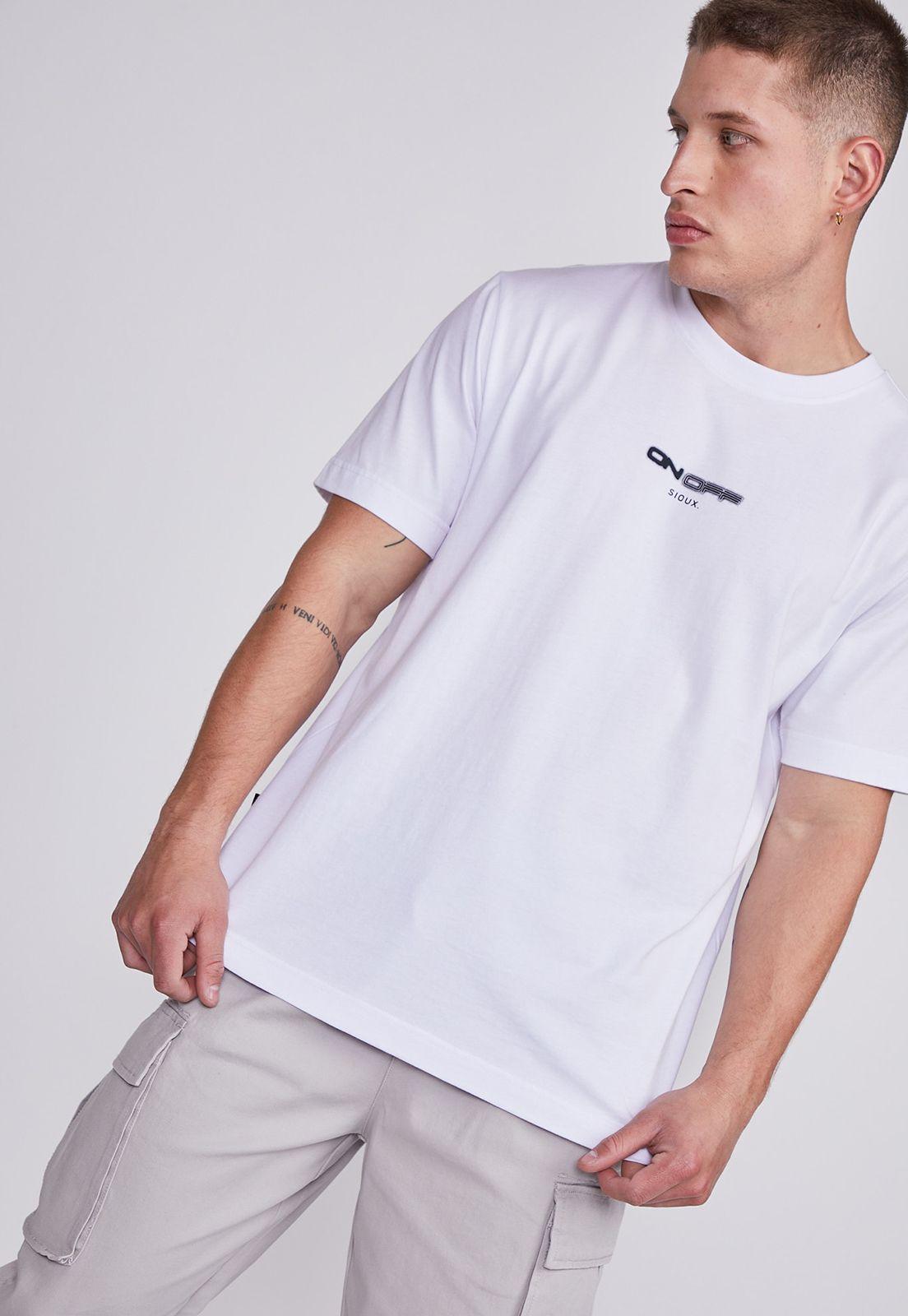 Polera Hombre Blanco On Off Sioux-0