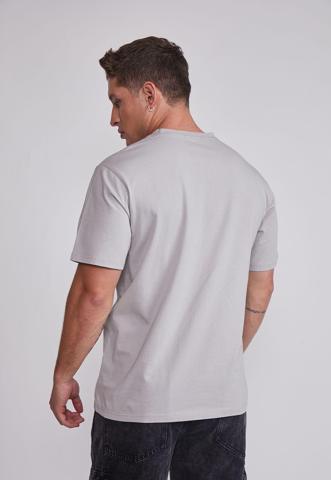 Polera Hombre Death Print Gris Sioux-3