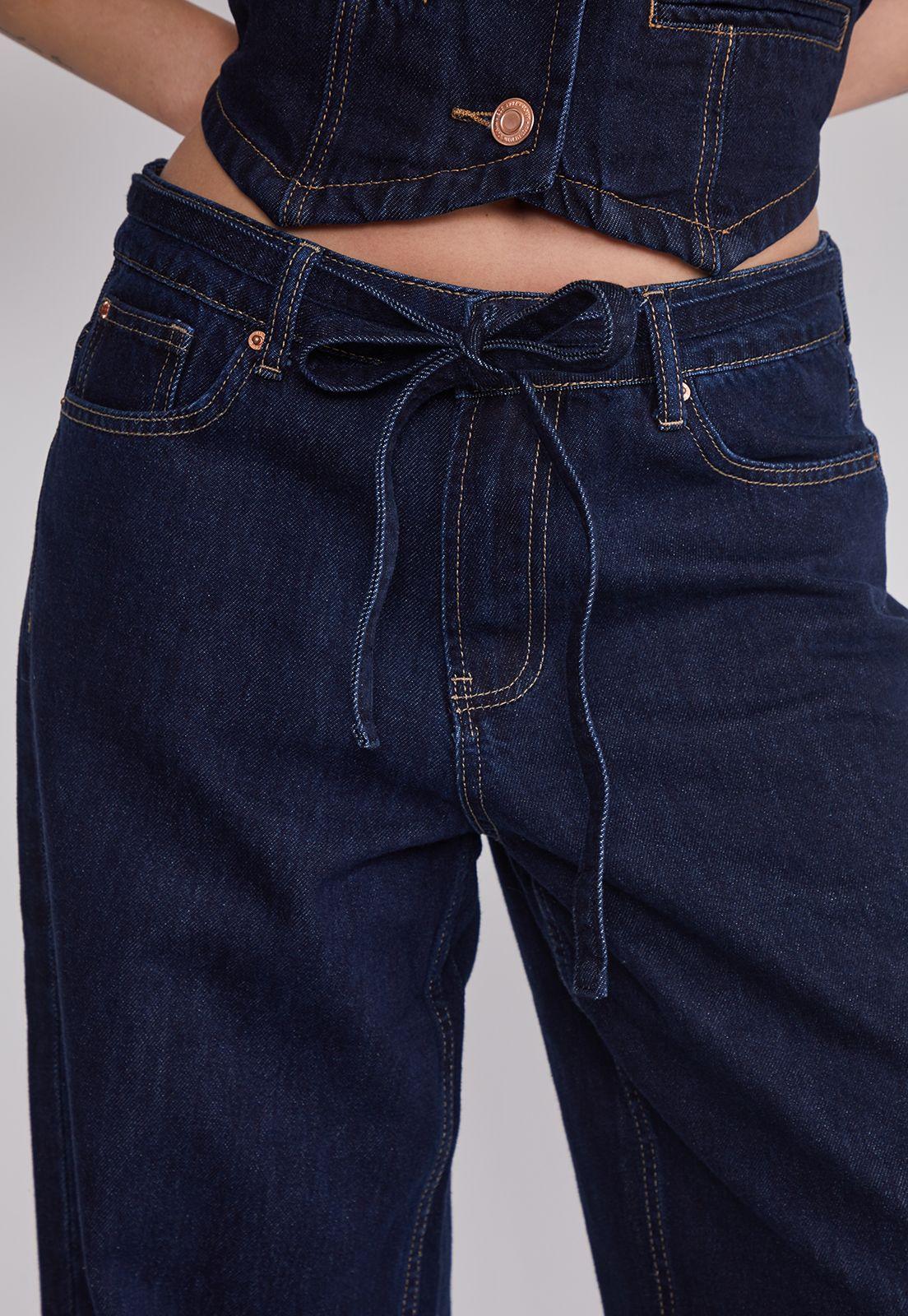 Jeans Mujer Baloon Lazo Azul Sioux-2