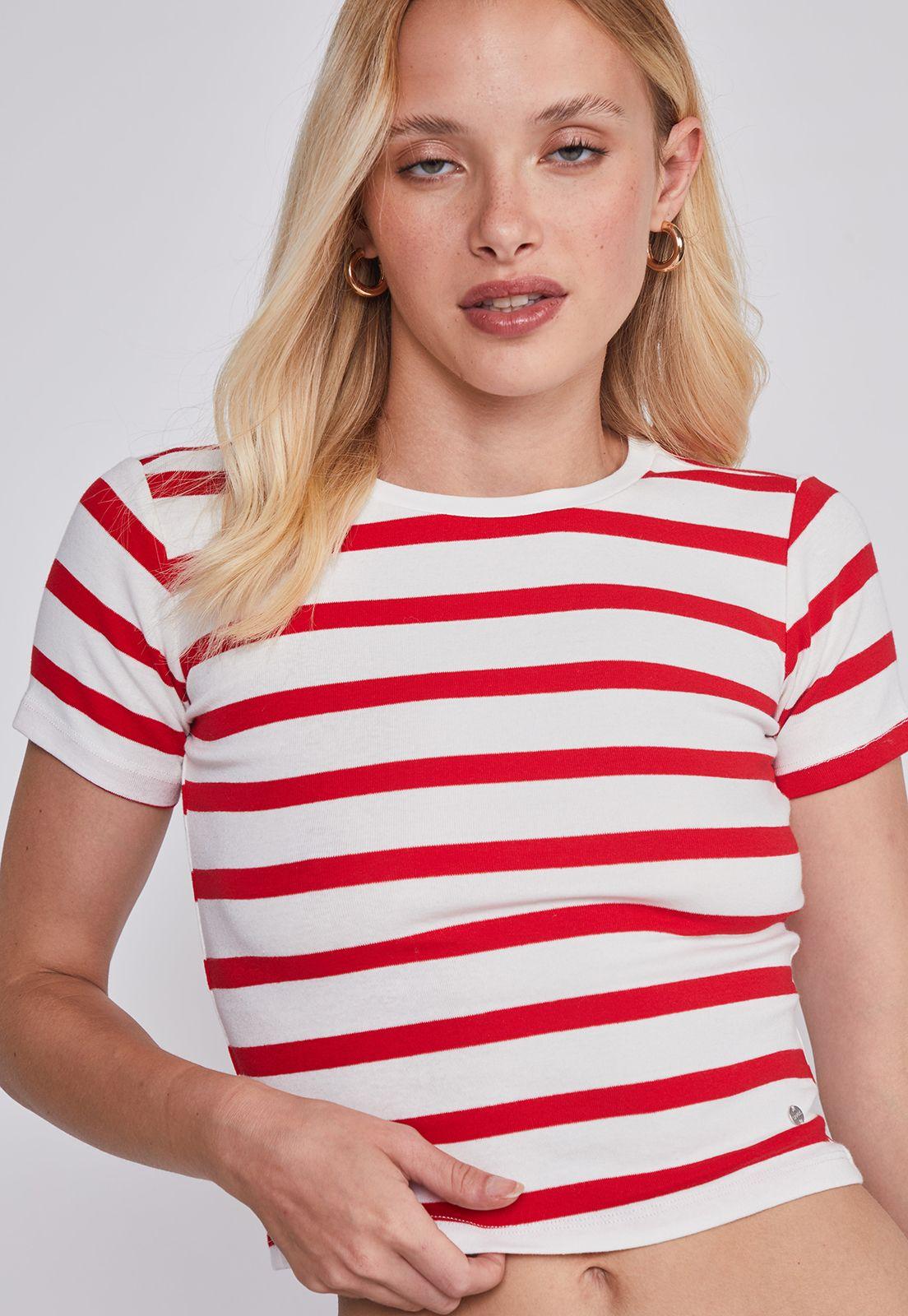 Polera Mujer Red Blanco Sioux-2