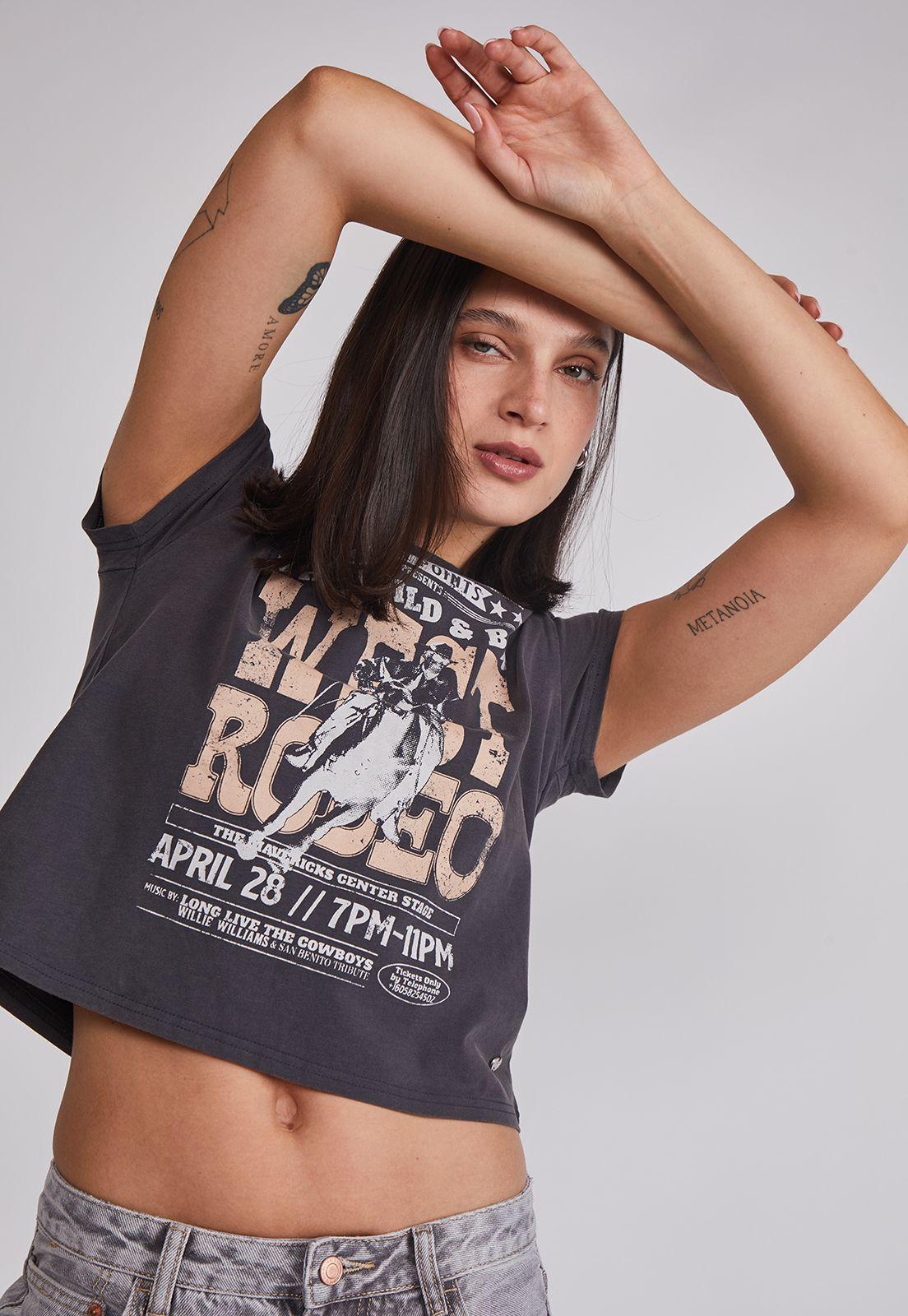 Polera Mujer Cowboy Gris Sioux-1