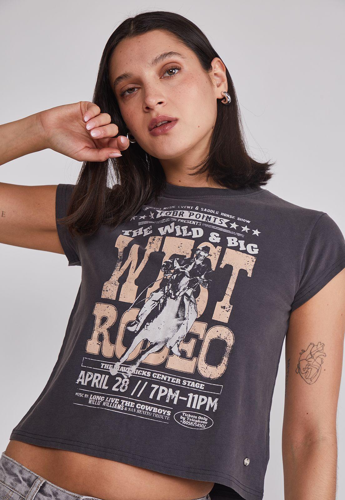 Polera Mujer Cowboy Gris Sioux-2