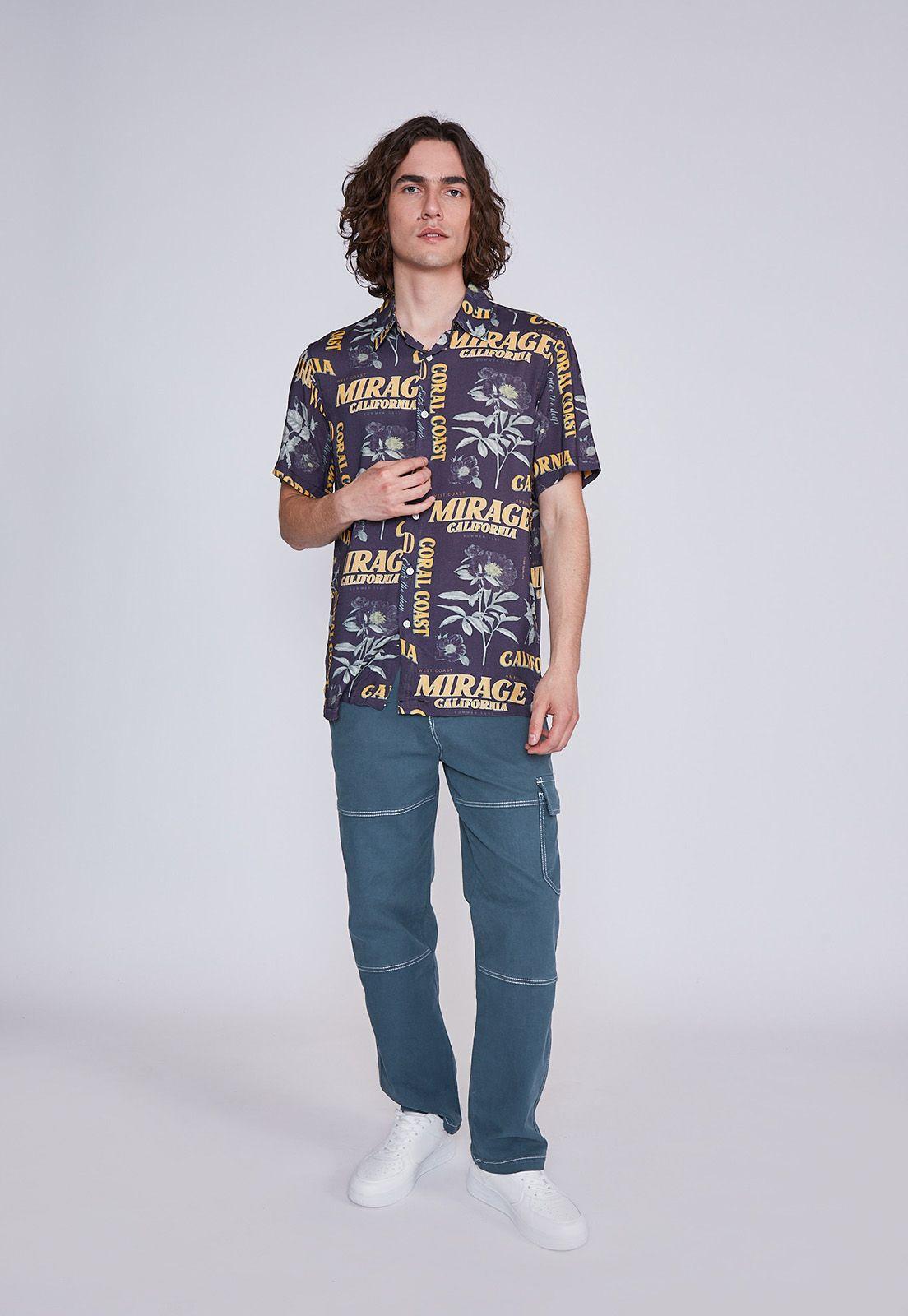 Camisa Hombre California Negro Sioux-3