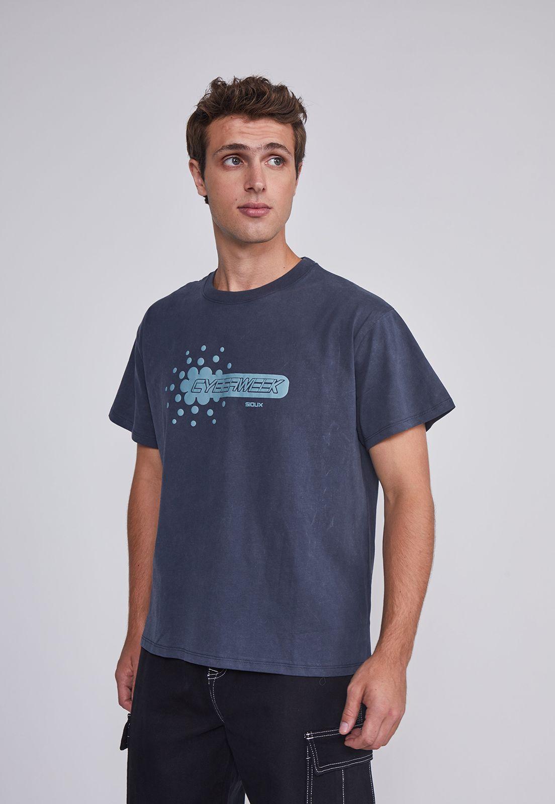 Polera Hombre Cyberweek Azul Sioux-0