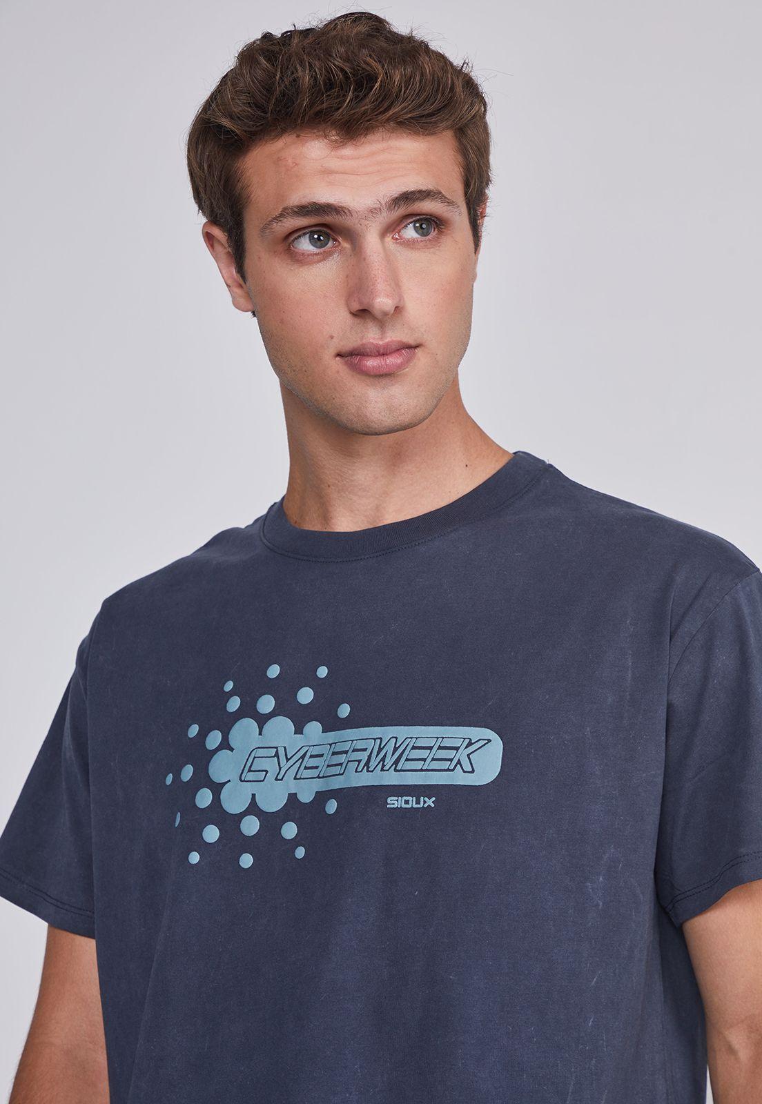 Polera Hombre Cyberweek Azul Sioux-1