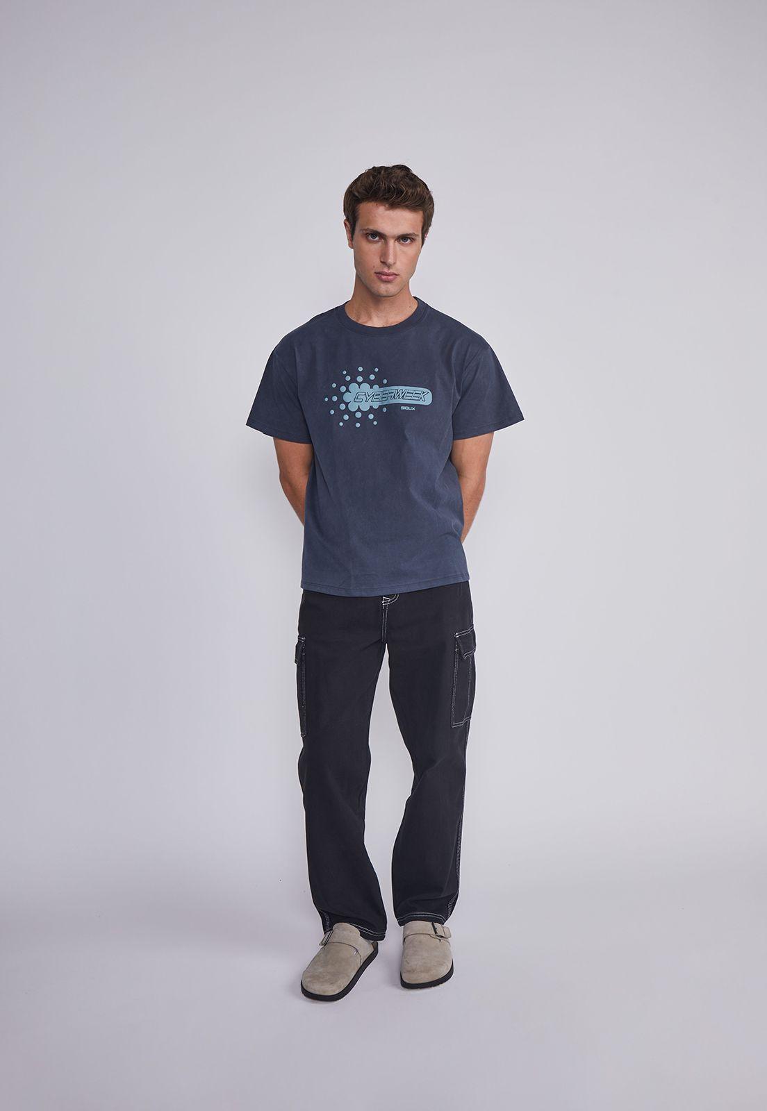 Polera Hombre Cyberweek Azul Sioux-4