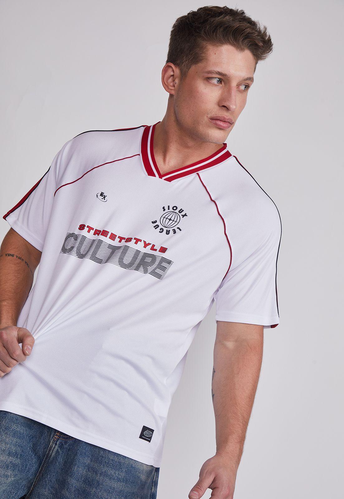 Polera Hombre Sport Moda Blanco Sioux-3