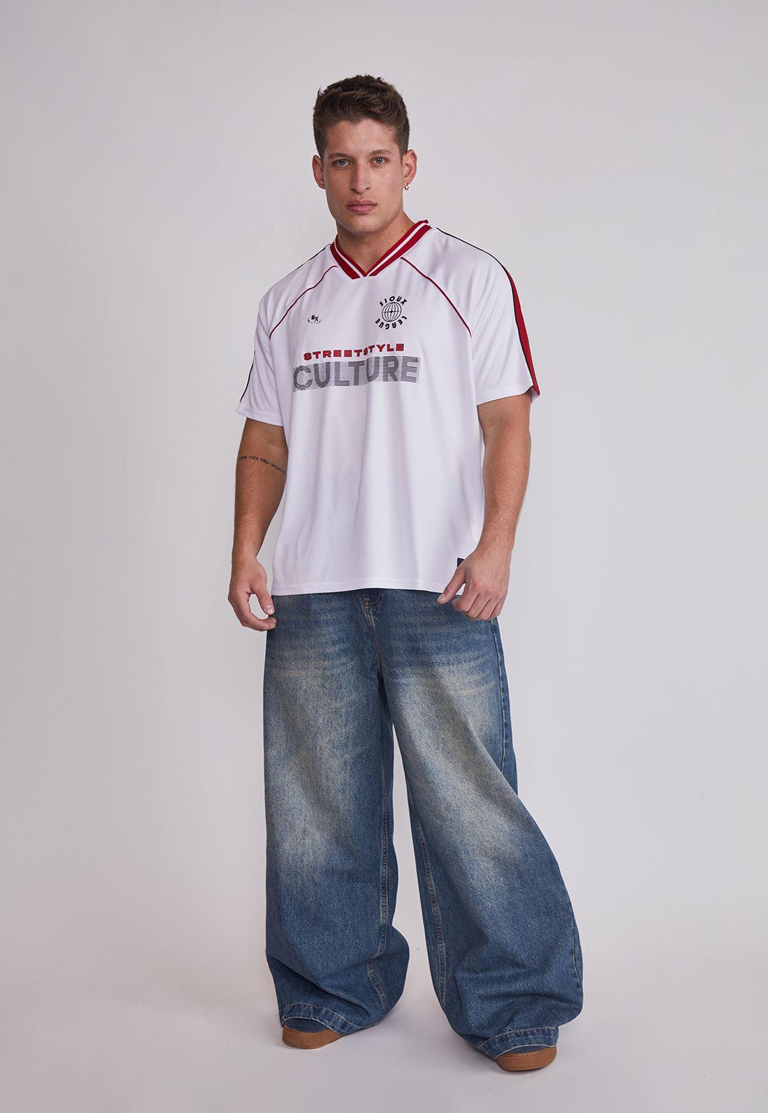 Polera Hombre Sport Moda Blanco Sioux-4