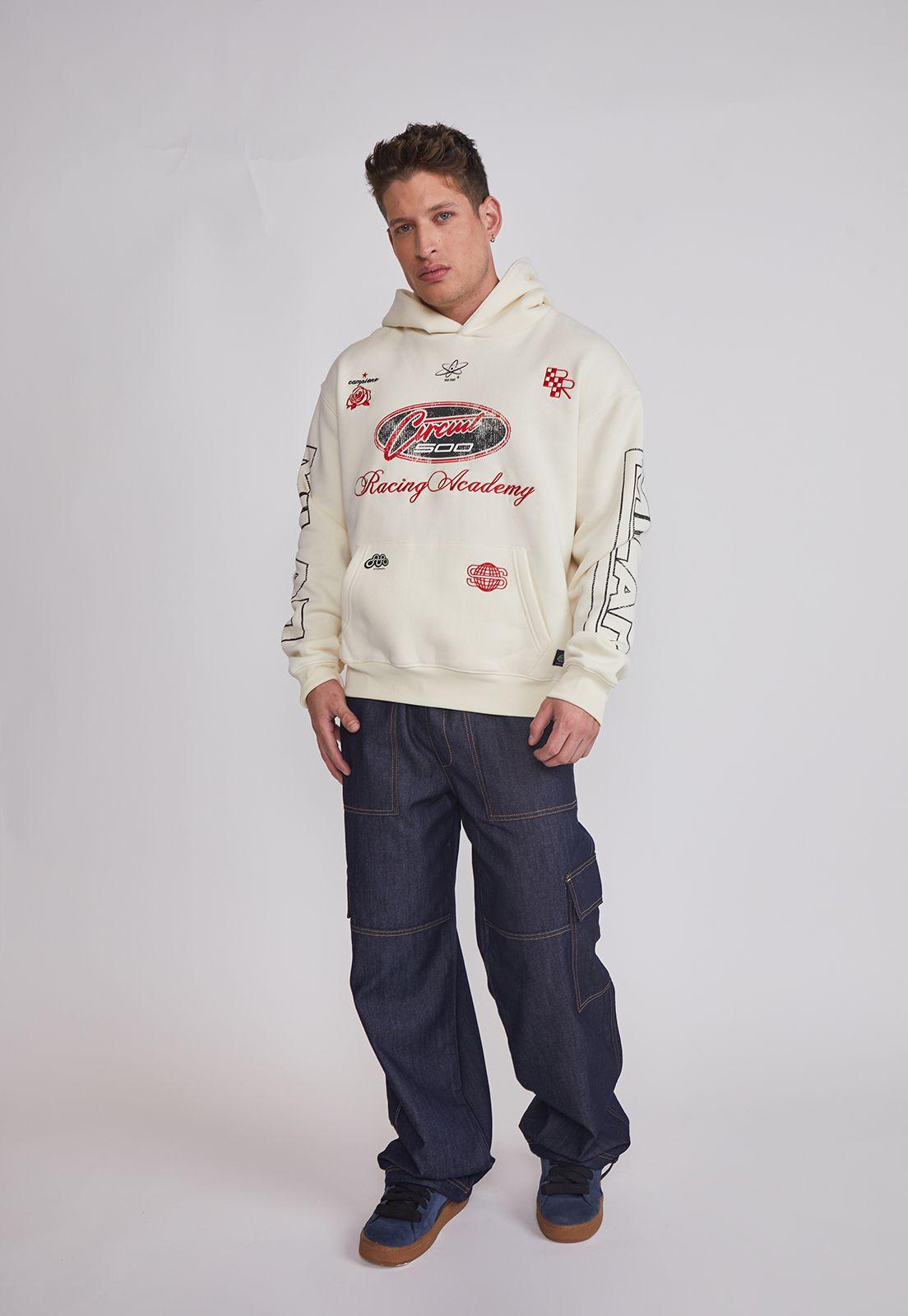 Polerón Hombre Racing Crudo Sioux-4