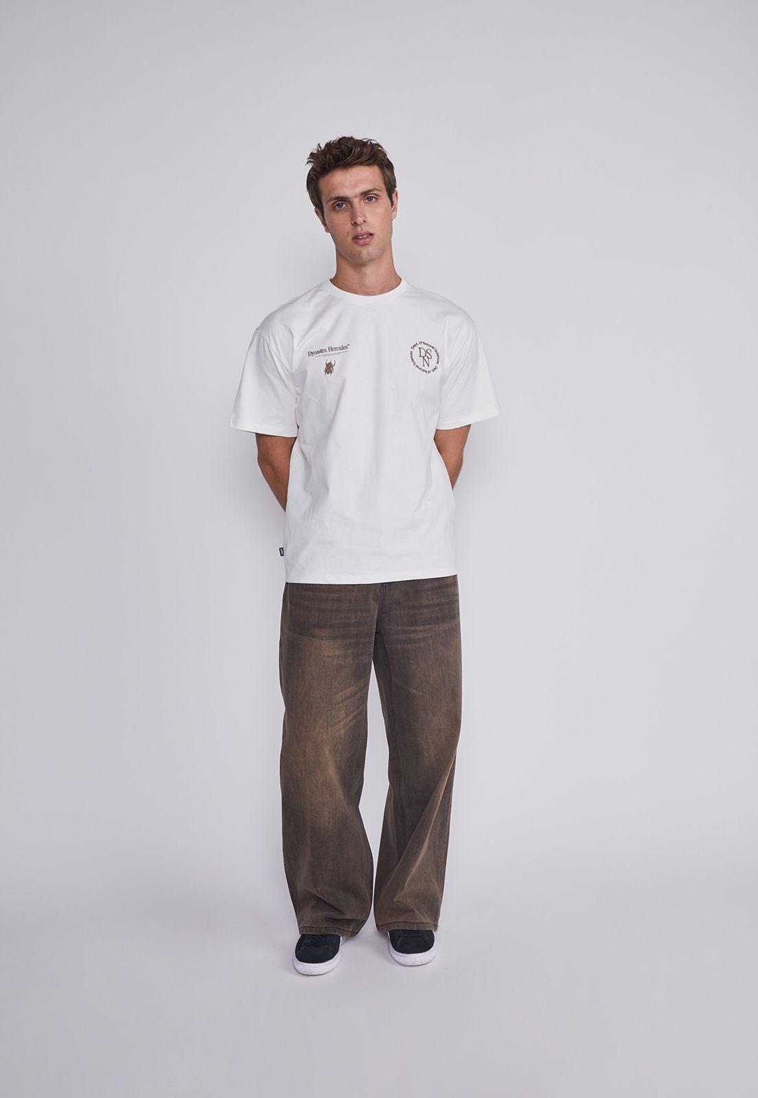 Polera Hombre Bicho Espalda Blanco Sioux-4