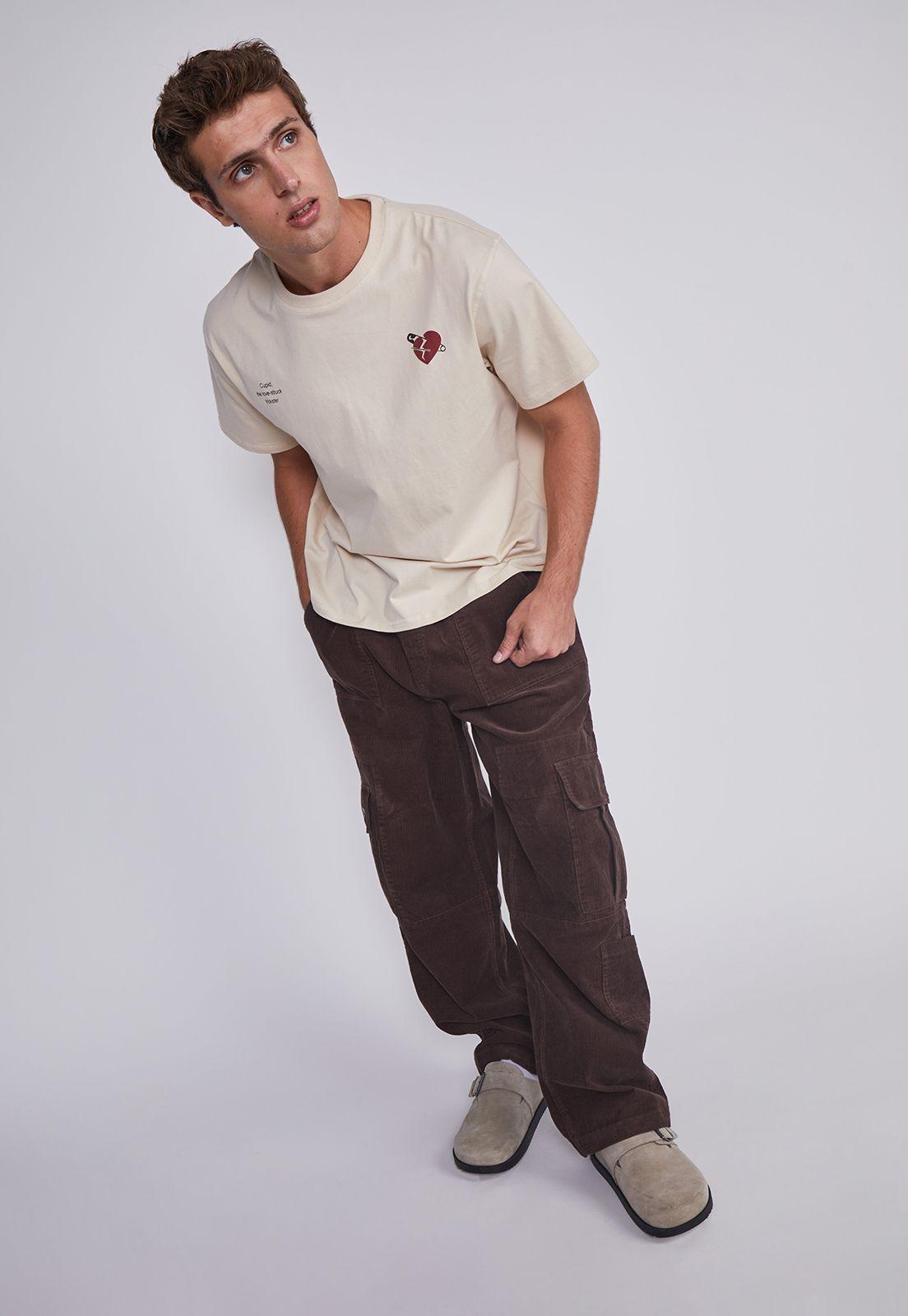 Pantalon Hombre Cargo Cotele Cafe Sioux-1