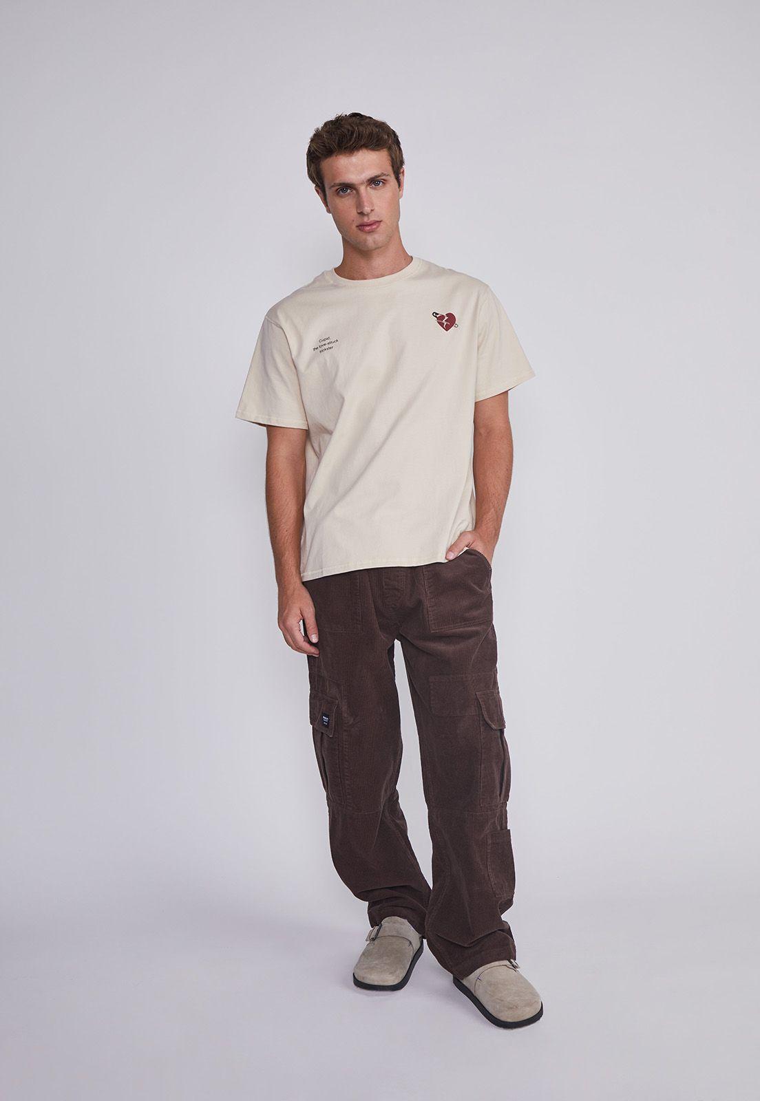 Pantalon Hombre Cargo Cotele Cafe Sioux-4