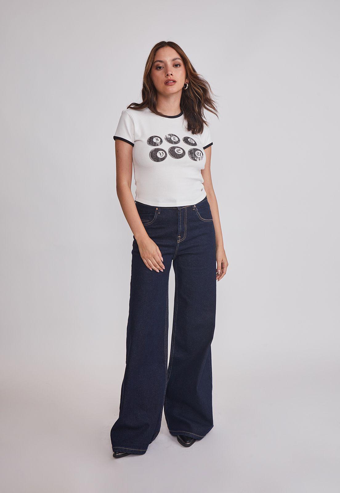 Polera Mujer Billar Blanco Sioux-1