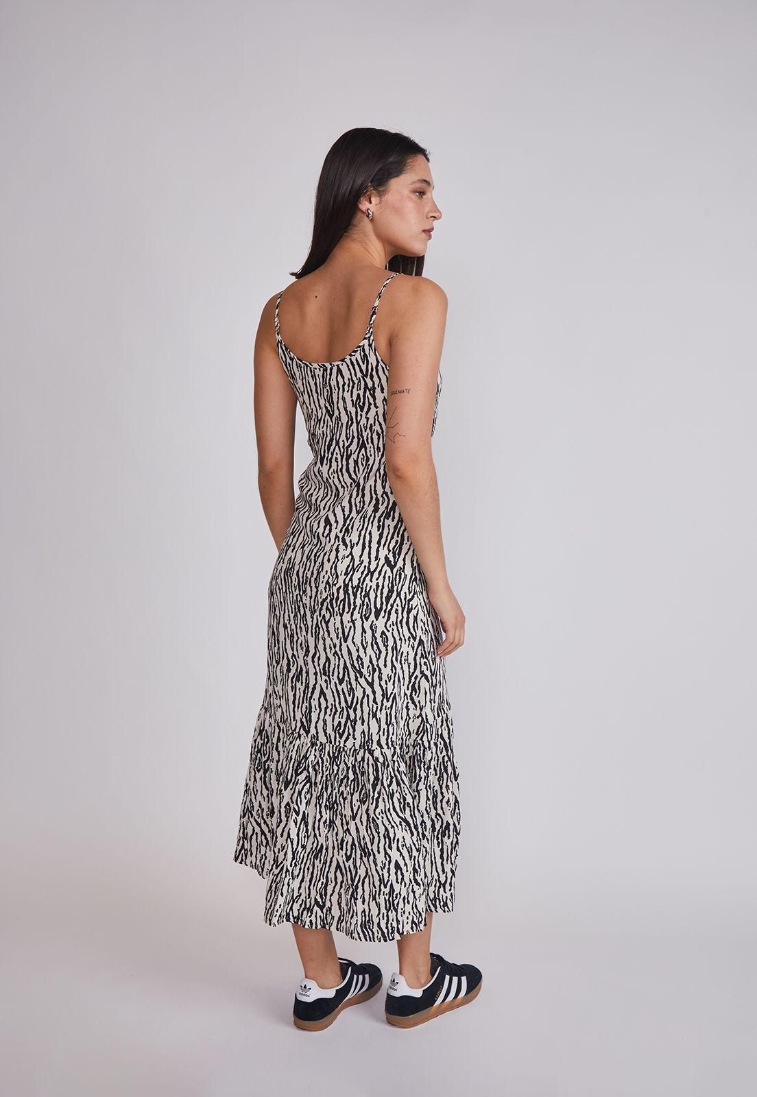 Vestido Mujer Largo Pabilo Blanco Sioux-3