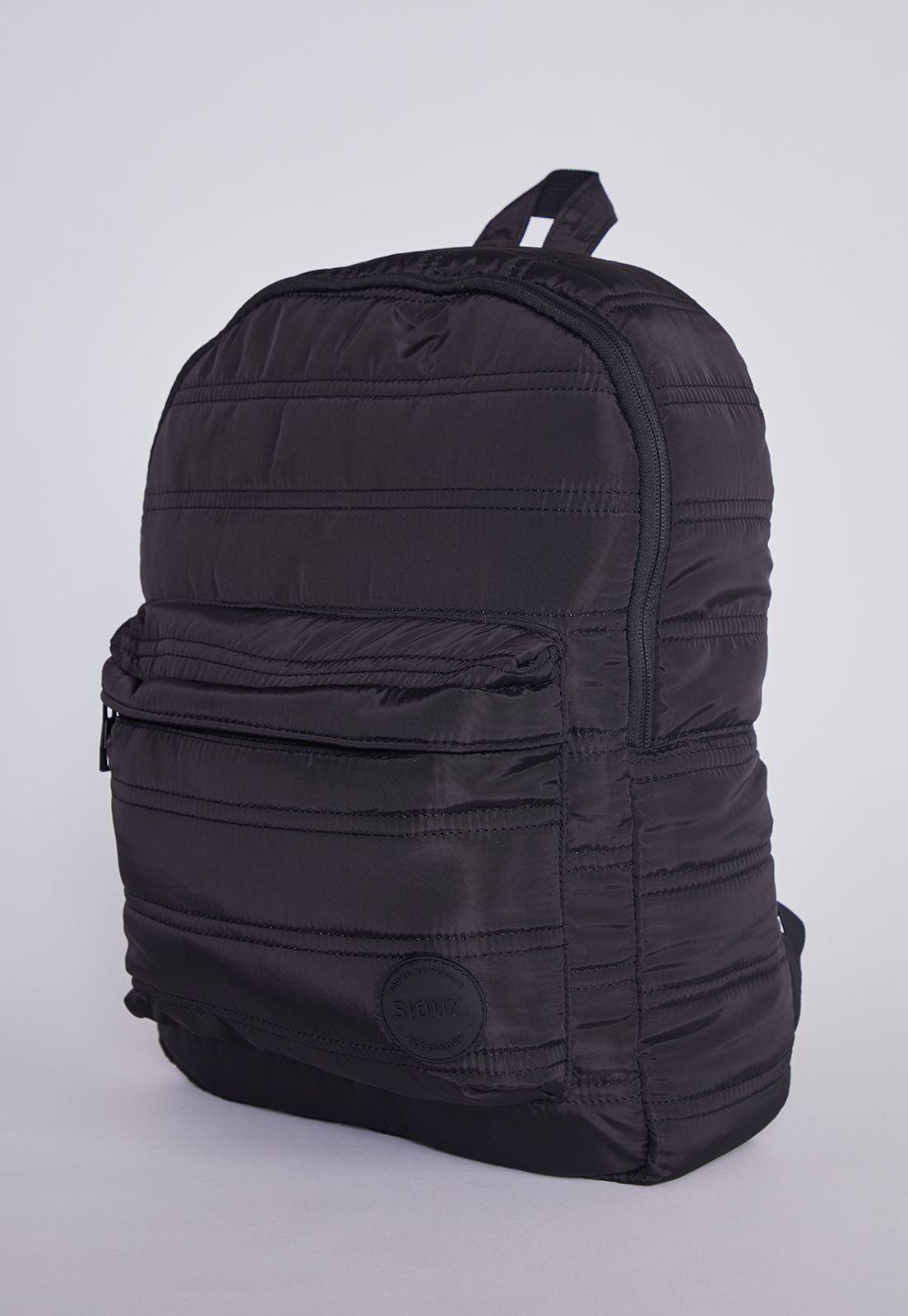 Mochila Mujer Acolchada Negro Sioux-3