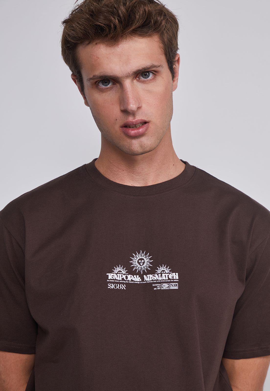 Polera Hombre Sol Cafe Sioux-1