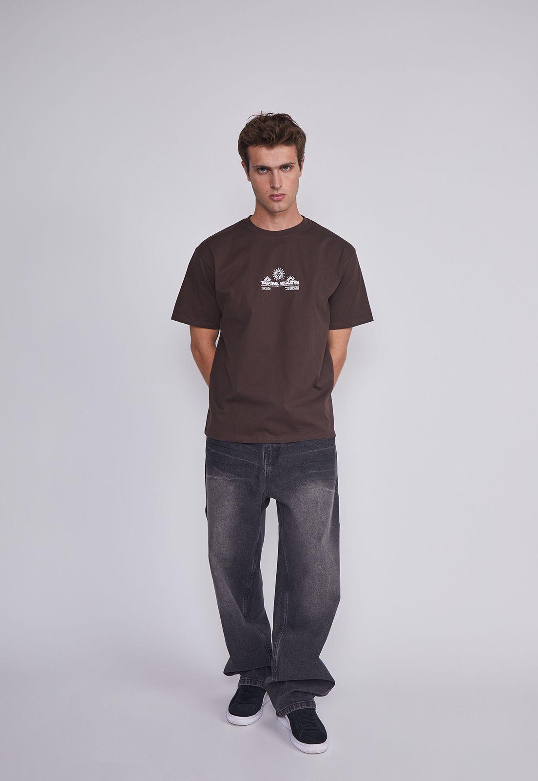 Polera Hombre Sol Cafe Sioux-4