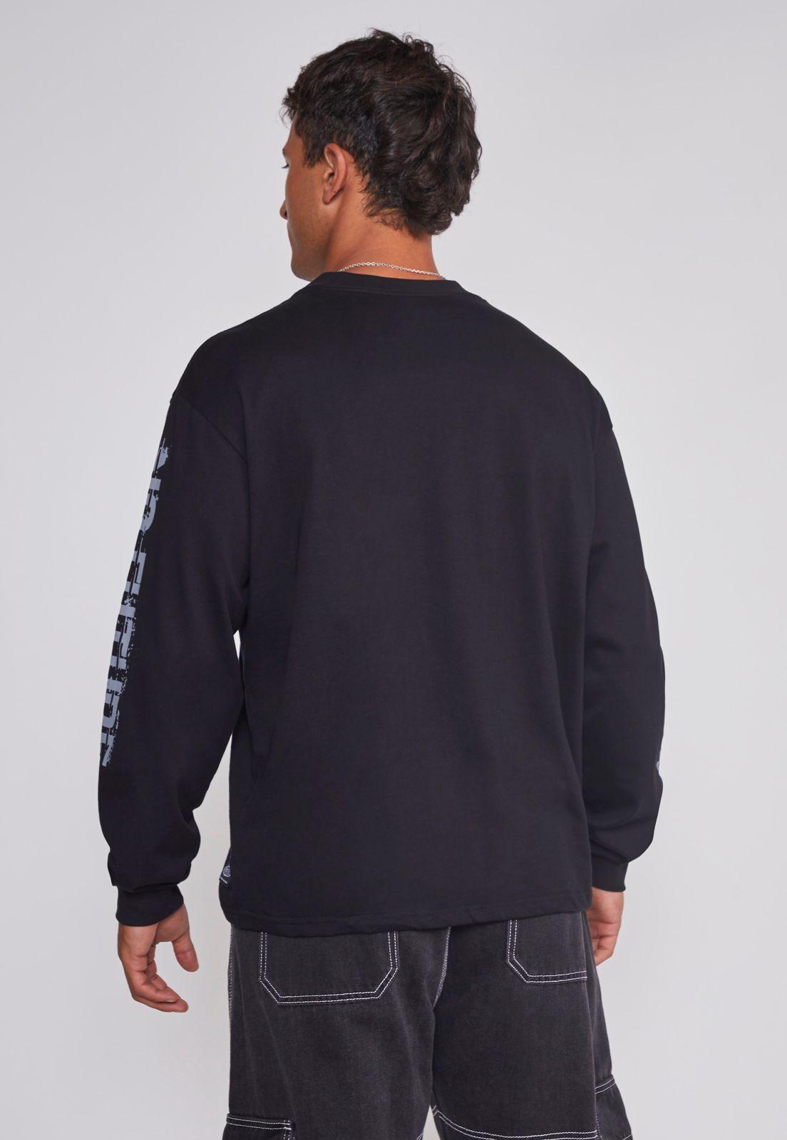 Polera Hombre Cara Puño Negro Sioux-1