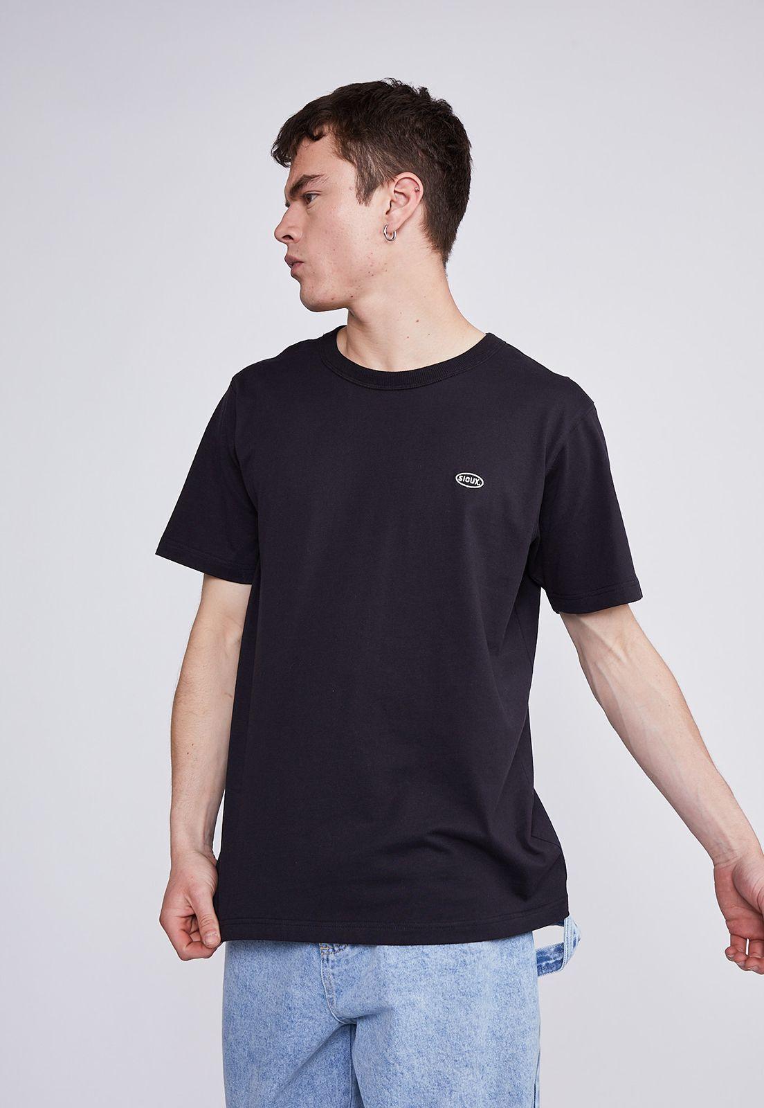 Polera Hombre Negro Basica Sioux-0