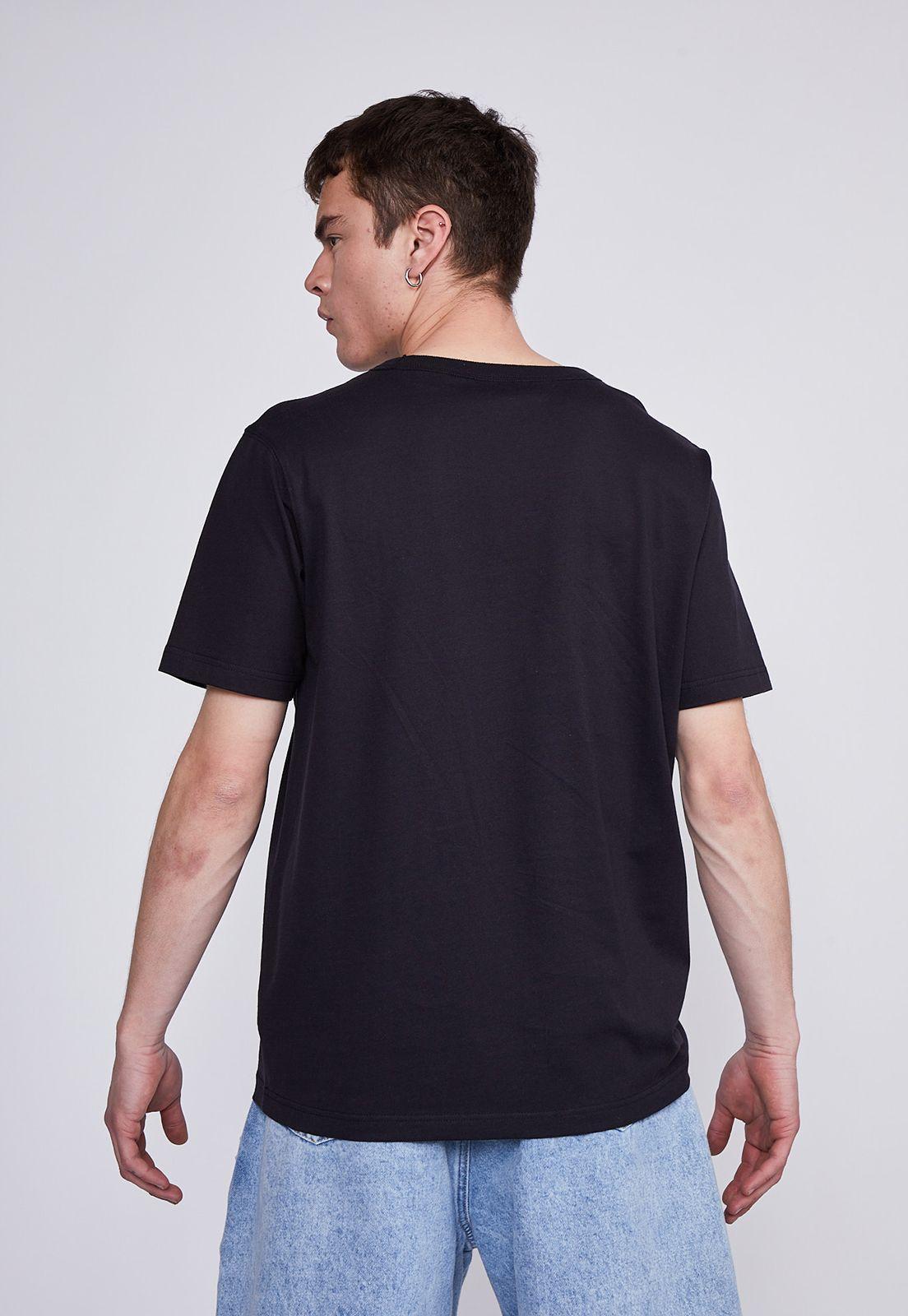 Polera Hombre Negro Basica Sioux-2