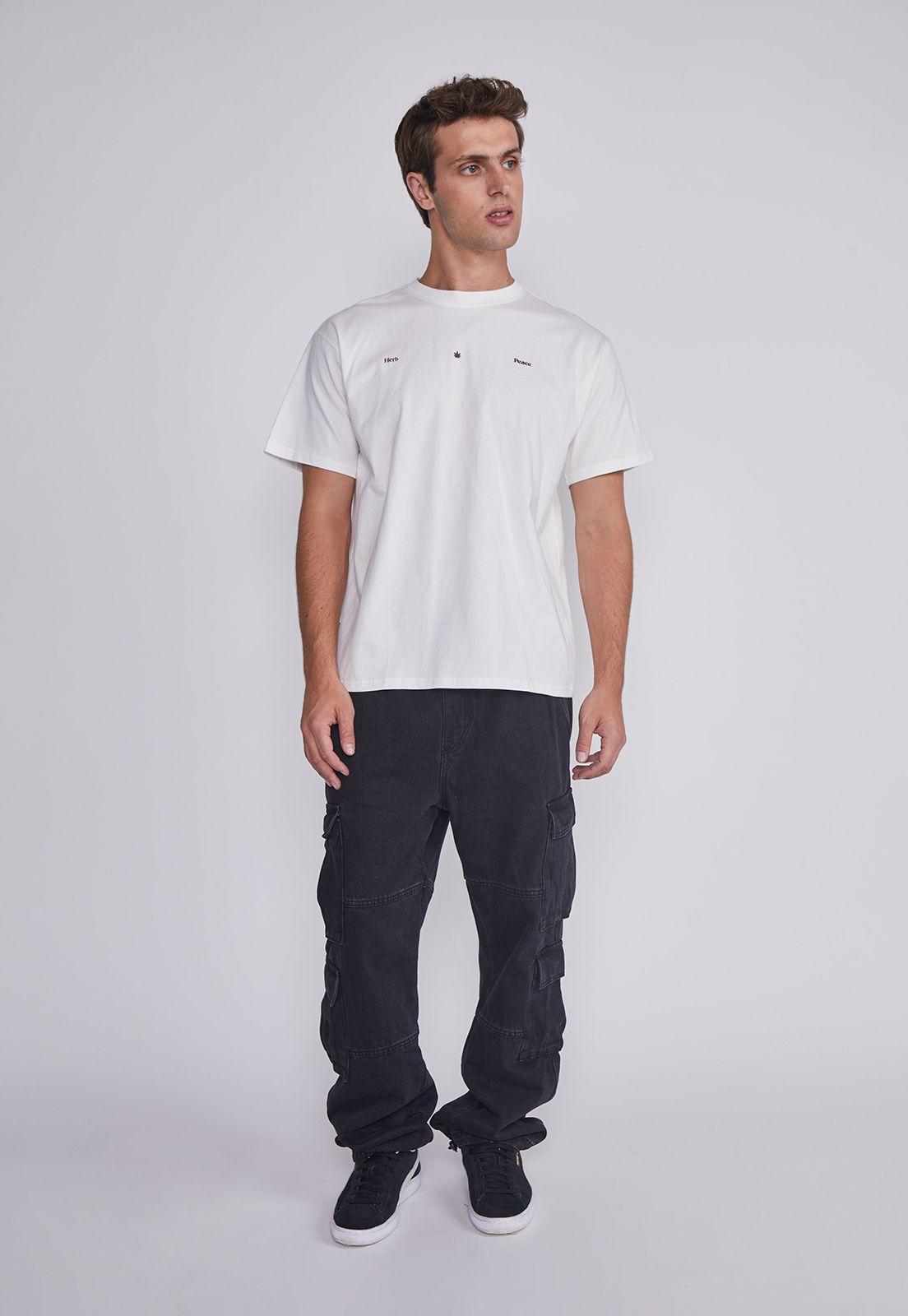 Polera Hombre Hojas Crudo Sioux-3